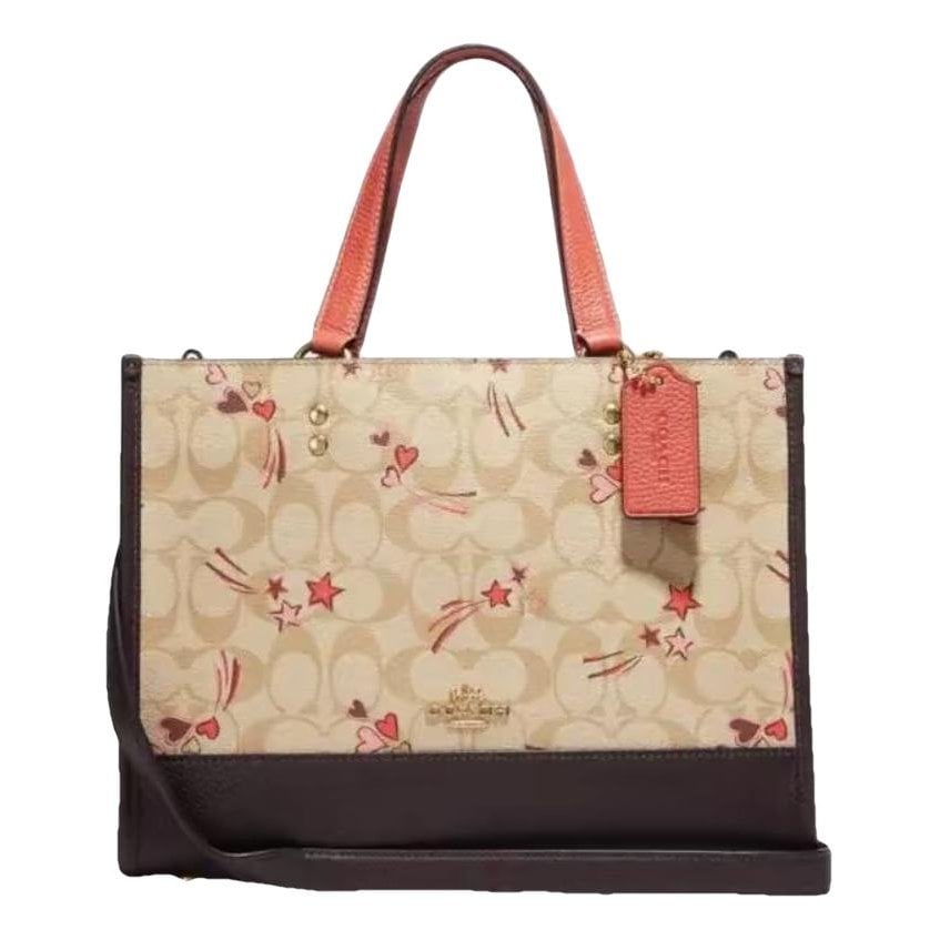 Leather tote