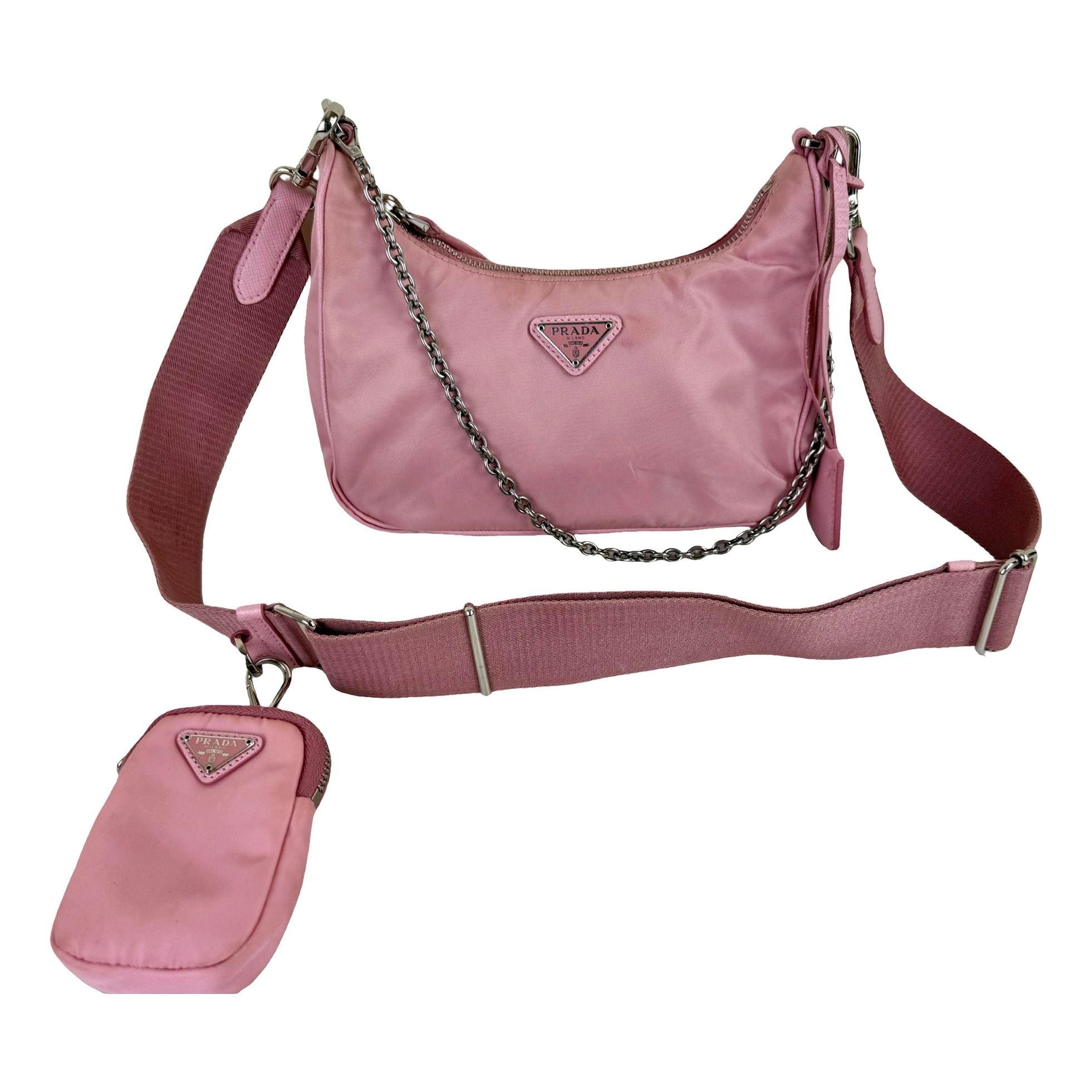 Re-edition cloth crossbody bag