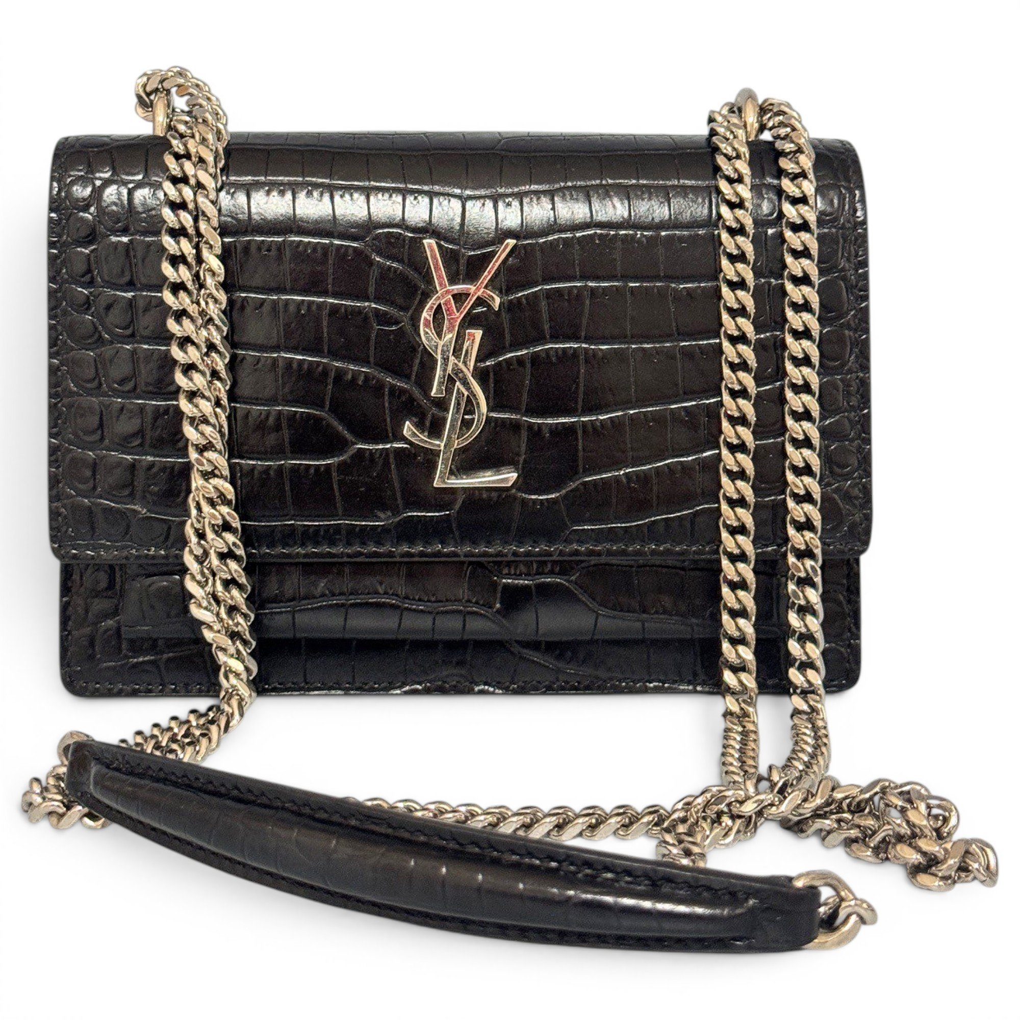 Sunset leather handbag