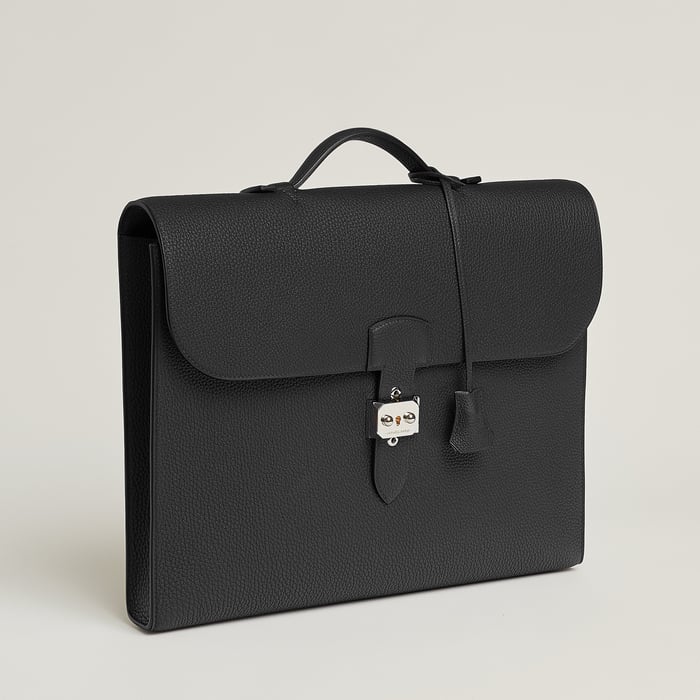 Noir Sac a Depeches Light 1-37 브리프케이스