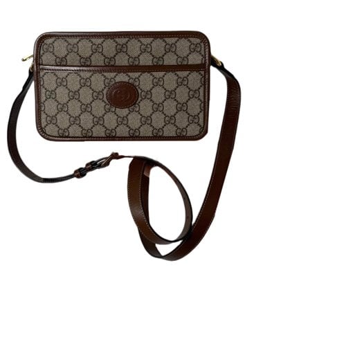 Interlocking cloth crossbody bag