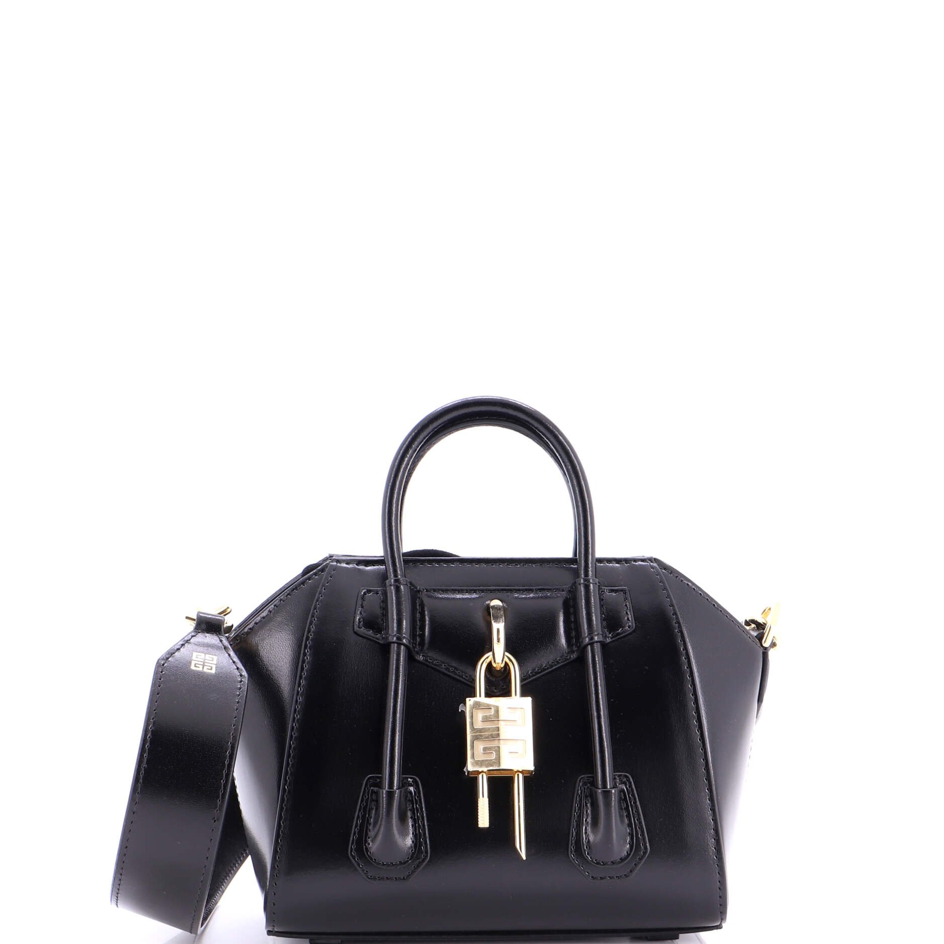 Antigona Lock Bag Leather Mini