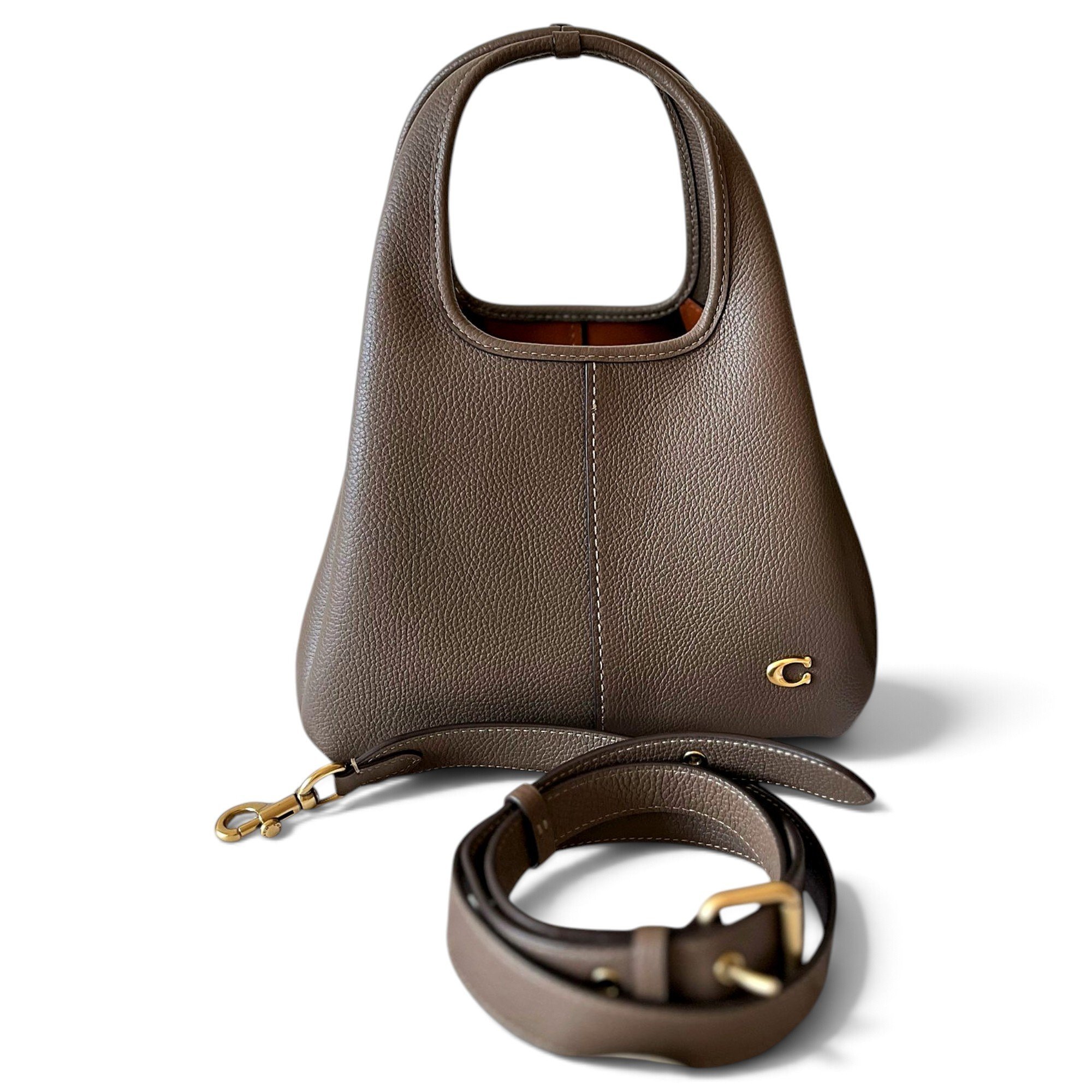 Leather crossbody bag