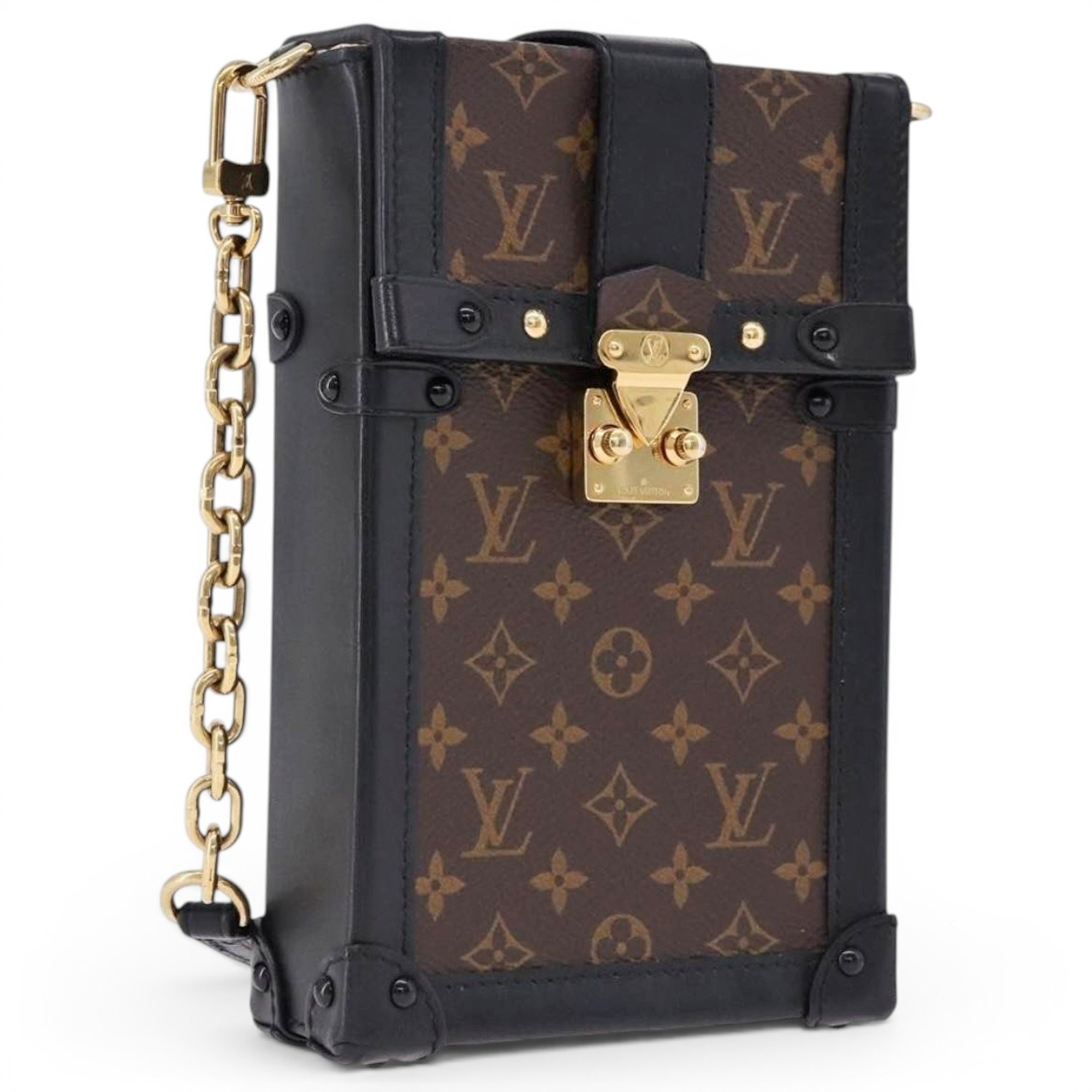 Louis Vuitton Pochette Trunk leather handbag
