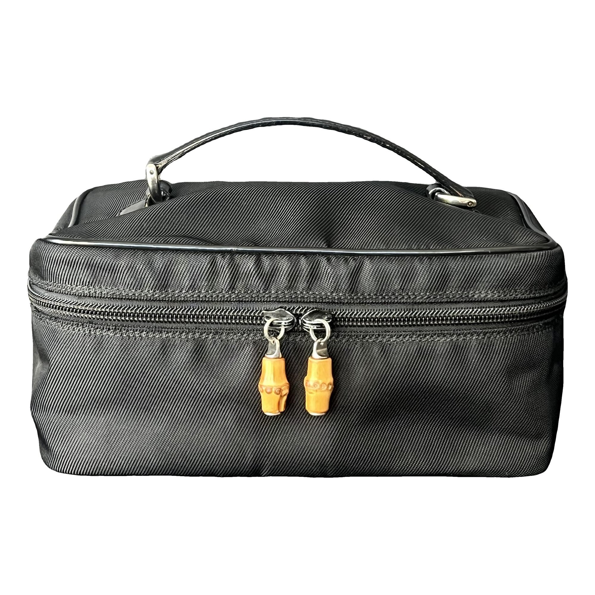 Patent leather handbag