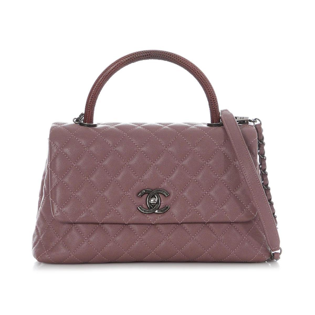 Coco Handle leather satchel