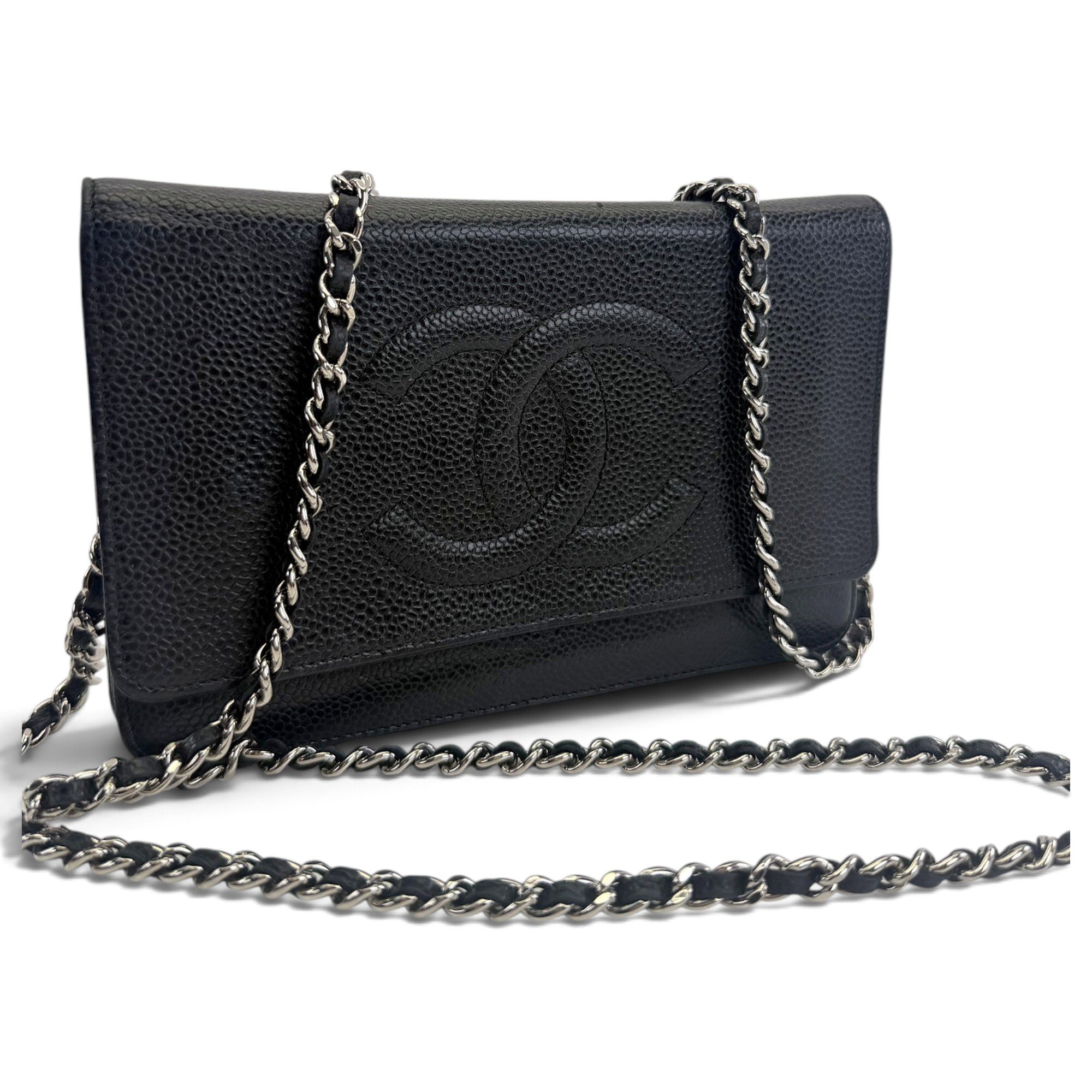 Wallet On Chain Timeless/Classique leather crossbody bag