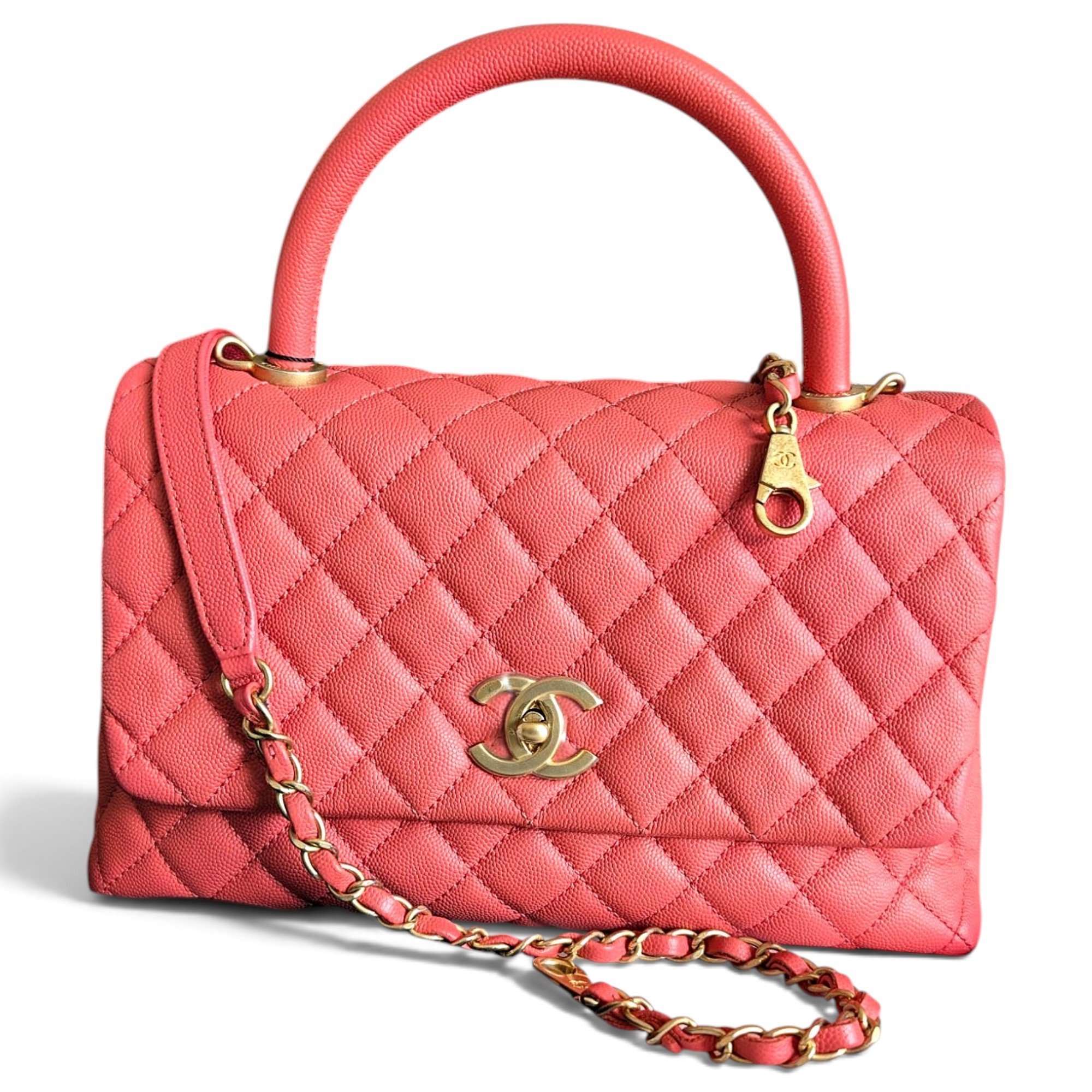 Coco Handle leather handbag