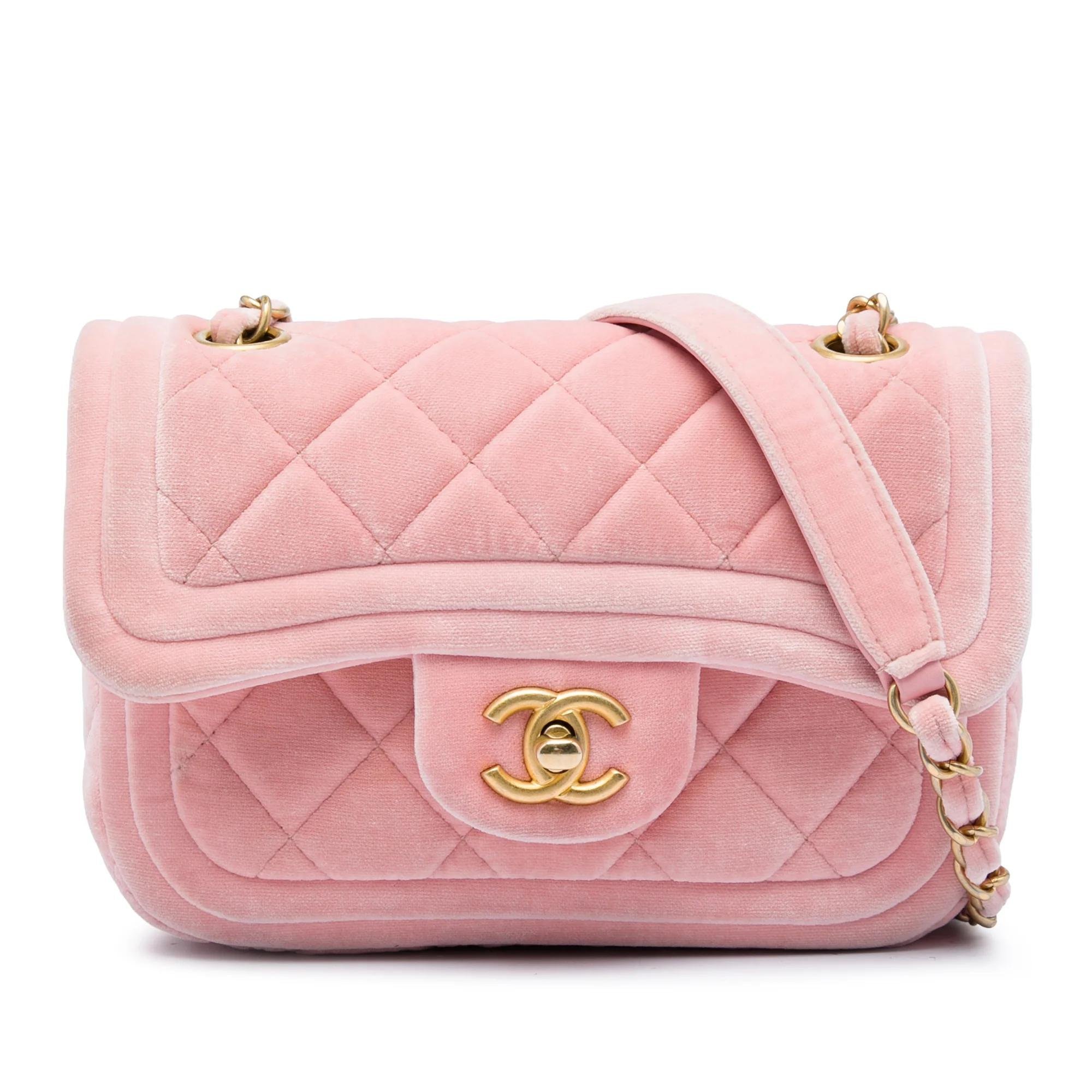 Velvet handbag