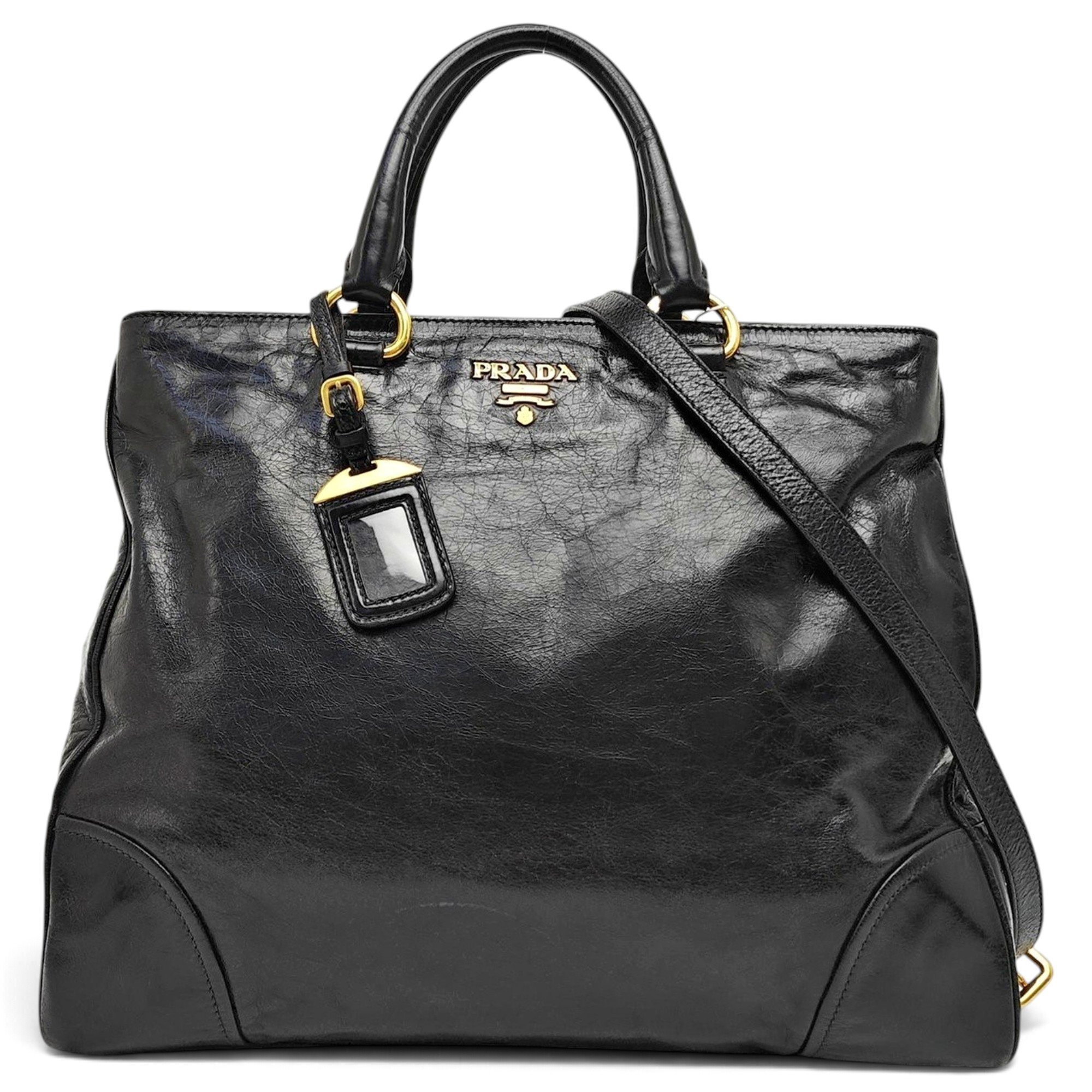 Leather handbag