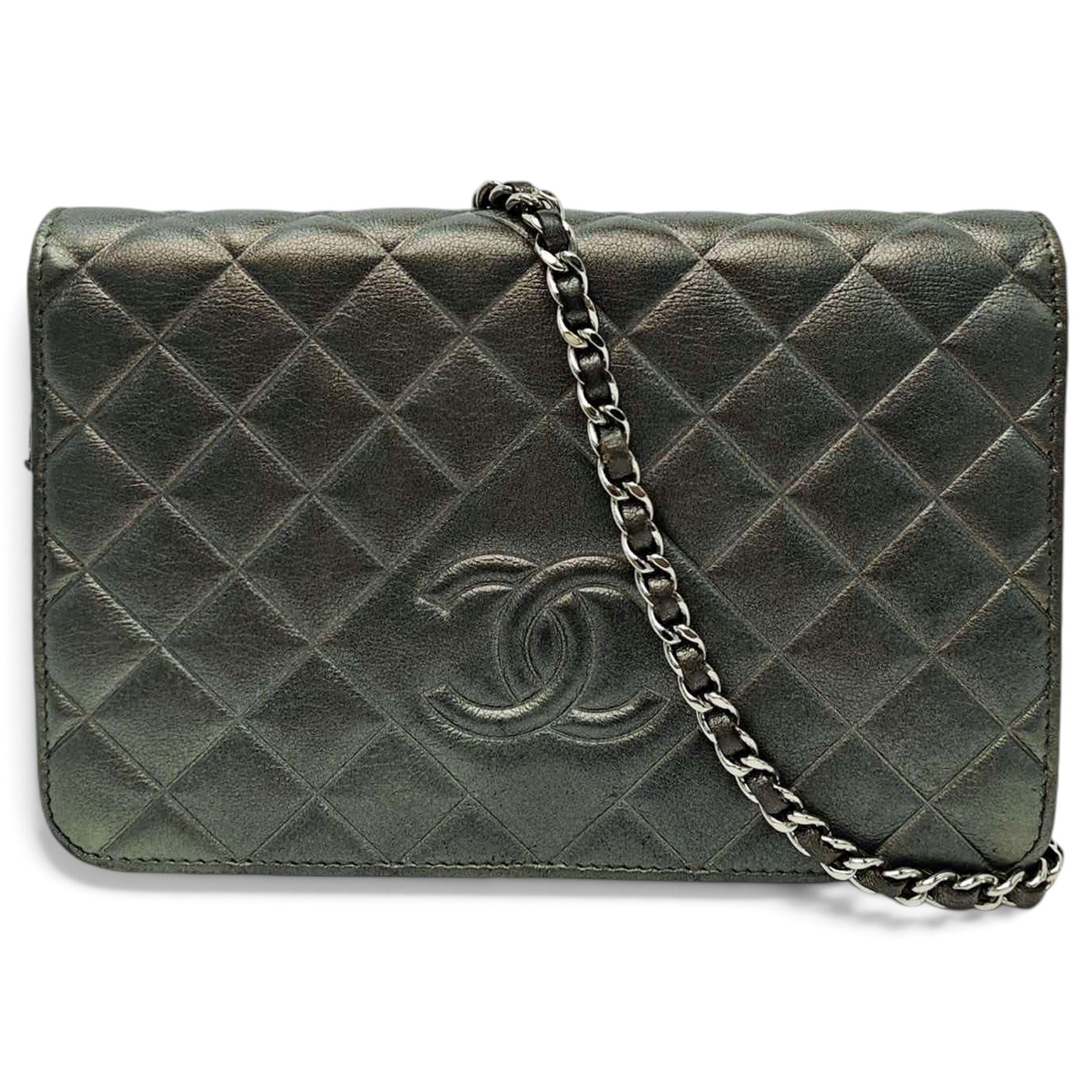 Wallet On Chain Timeless/Classique leather crossbody bag
