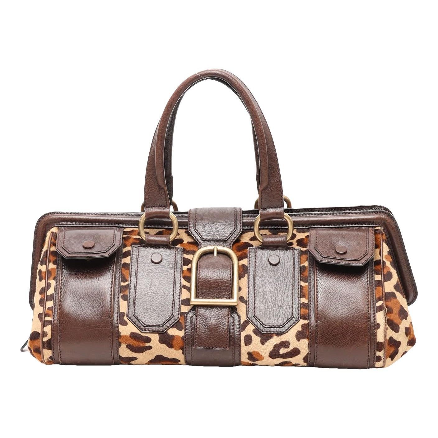 Hobo leather handbag