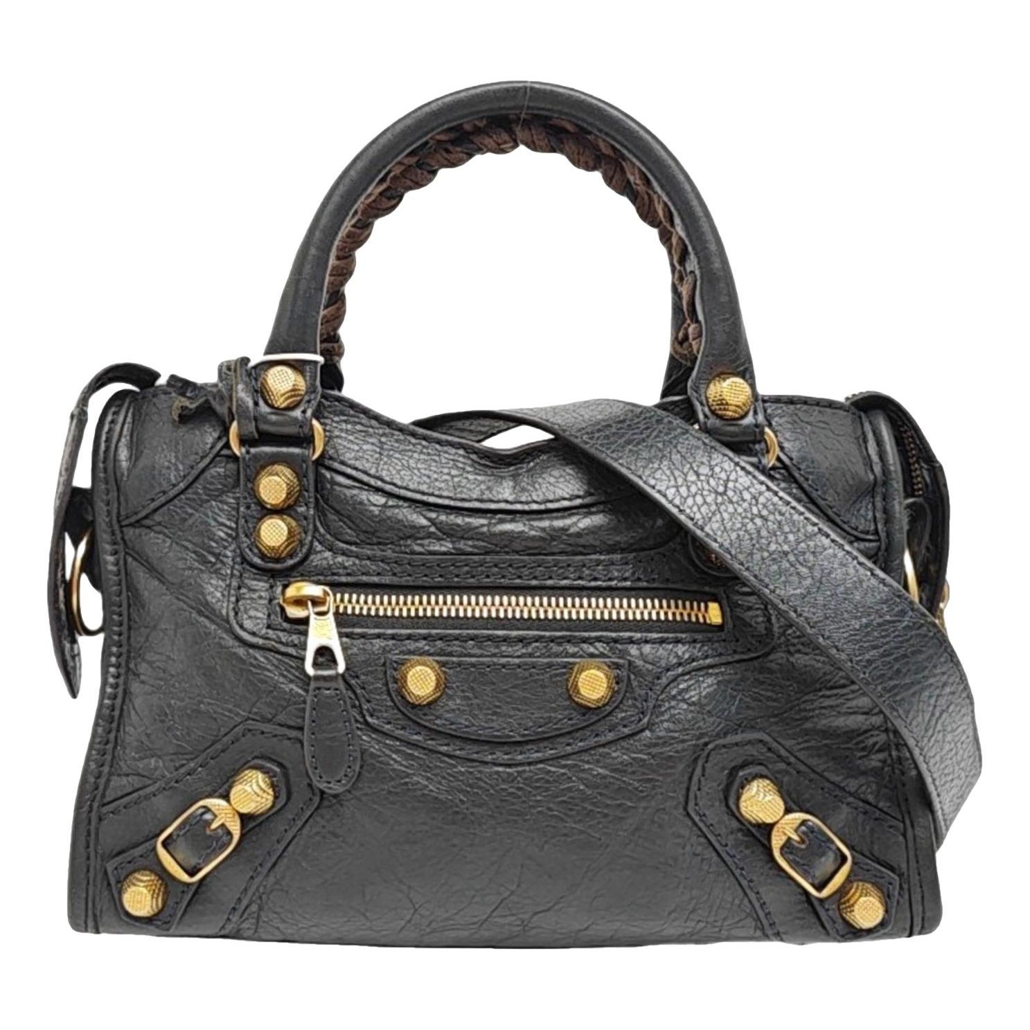 Leather handbag