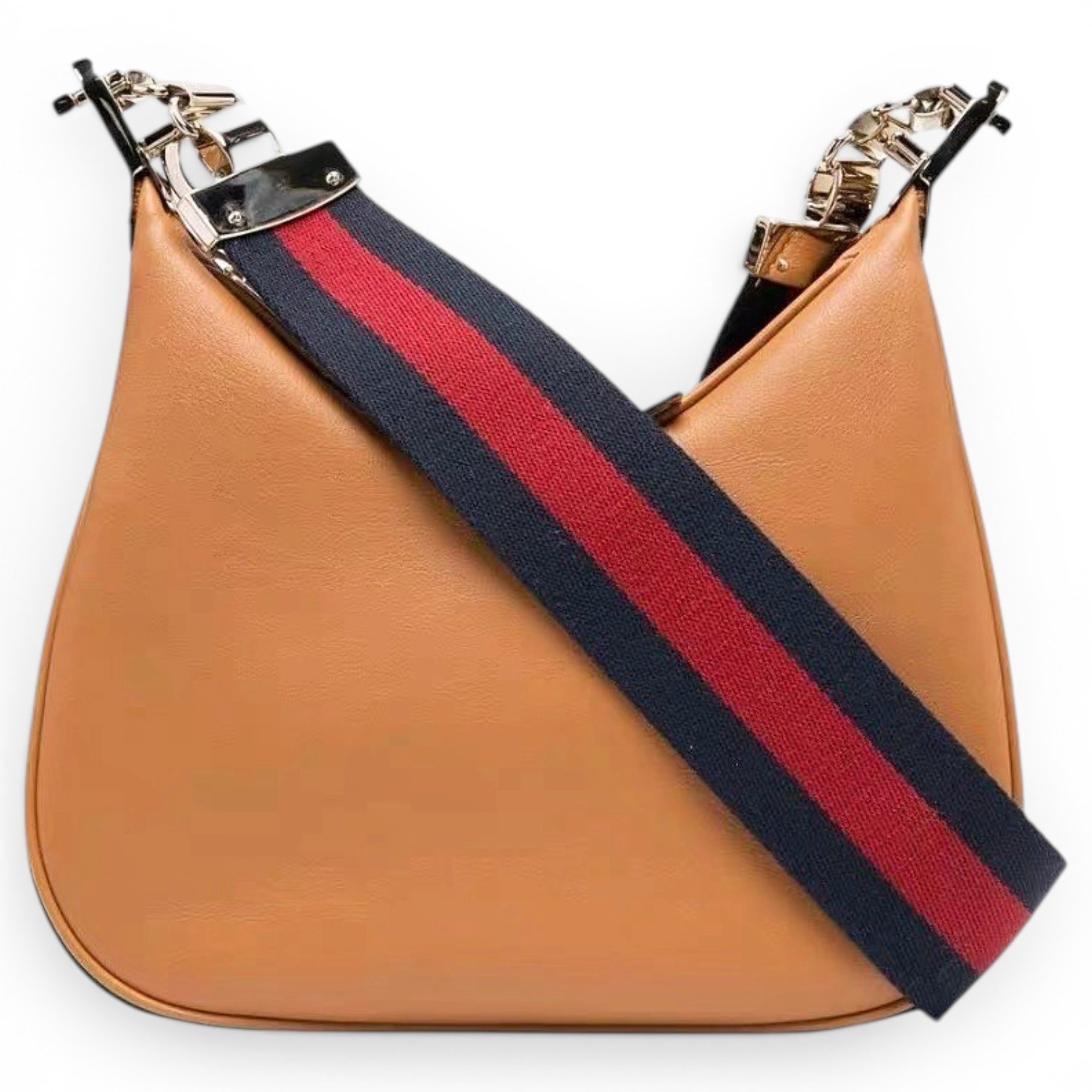 Attache leather crossbody bag