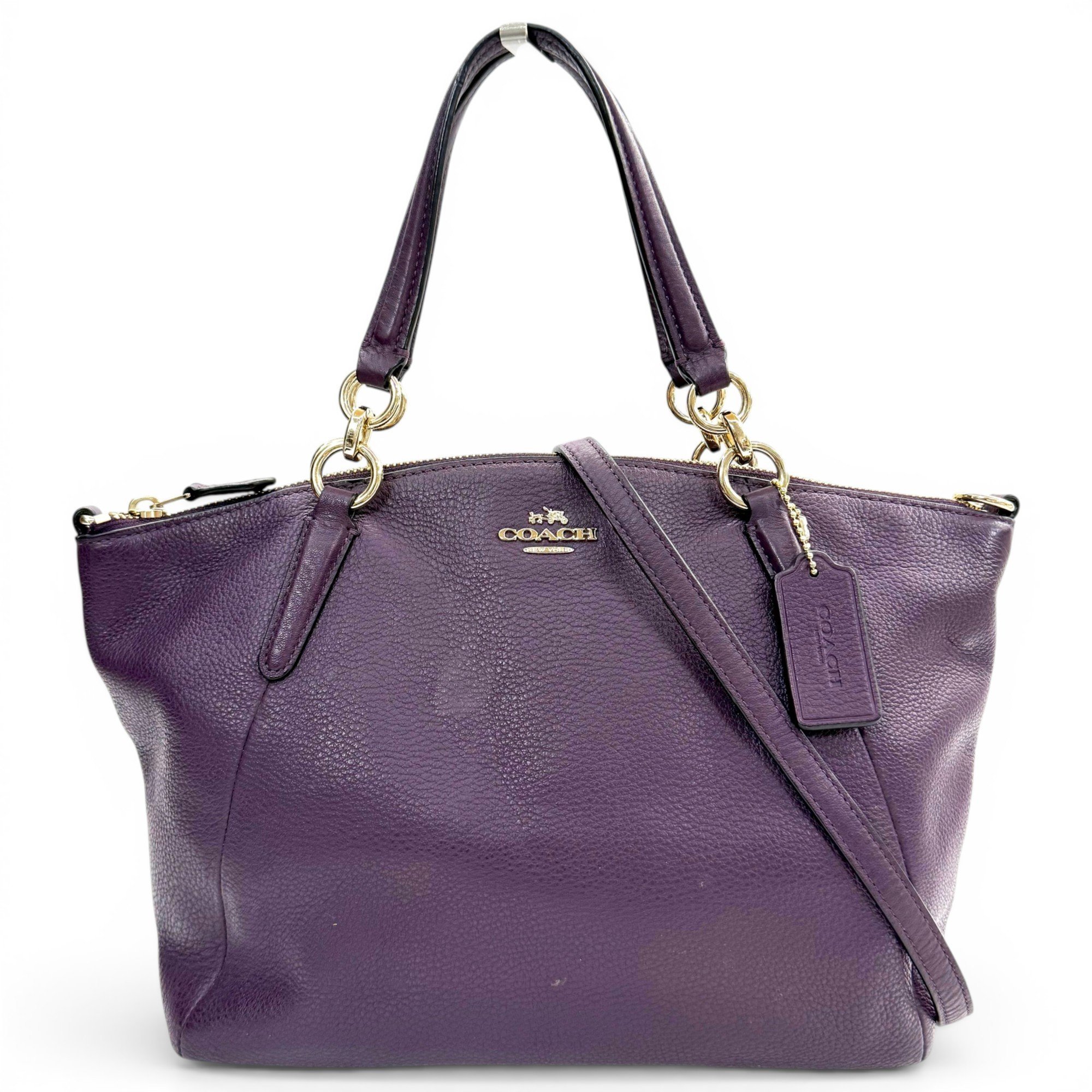 CITY ZIP TOTE leather tote