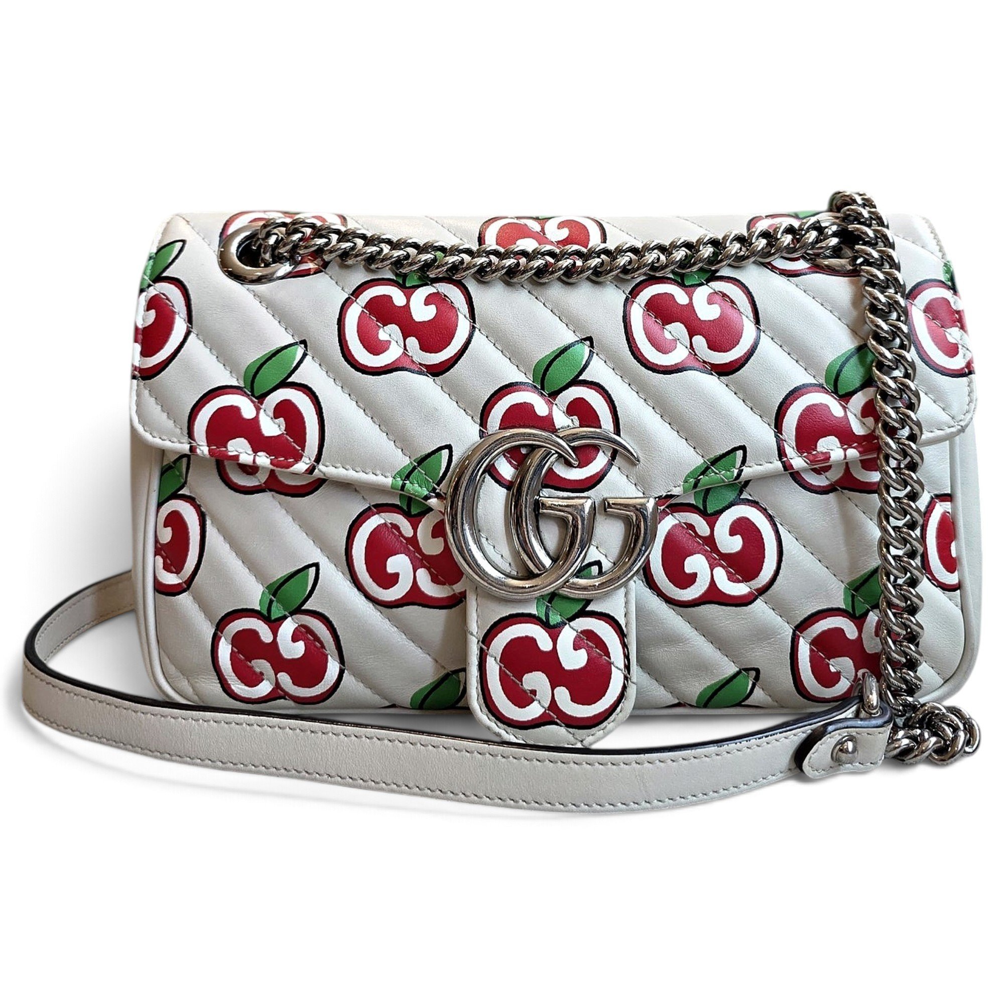 GG Marmont Flap leather crossbody bag