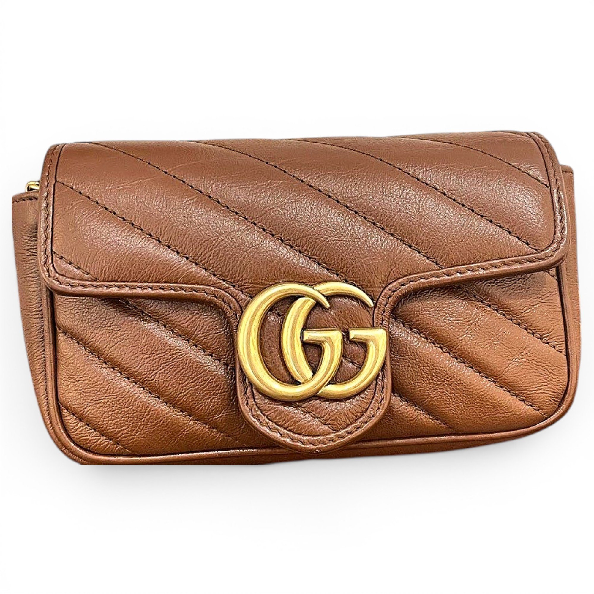 GG Marmont Flap leather crossbody bag