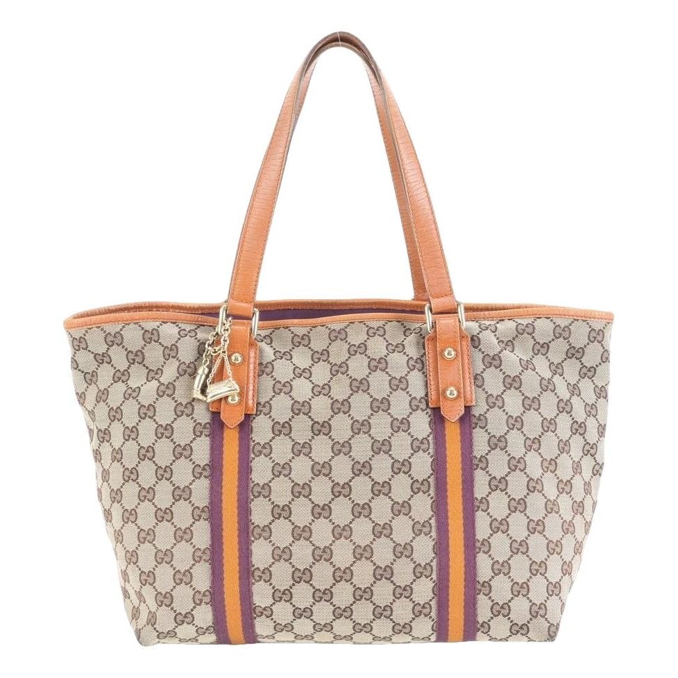 Leather tote