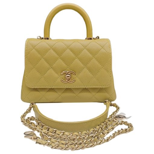 Coco Handle leather handbag