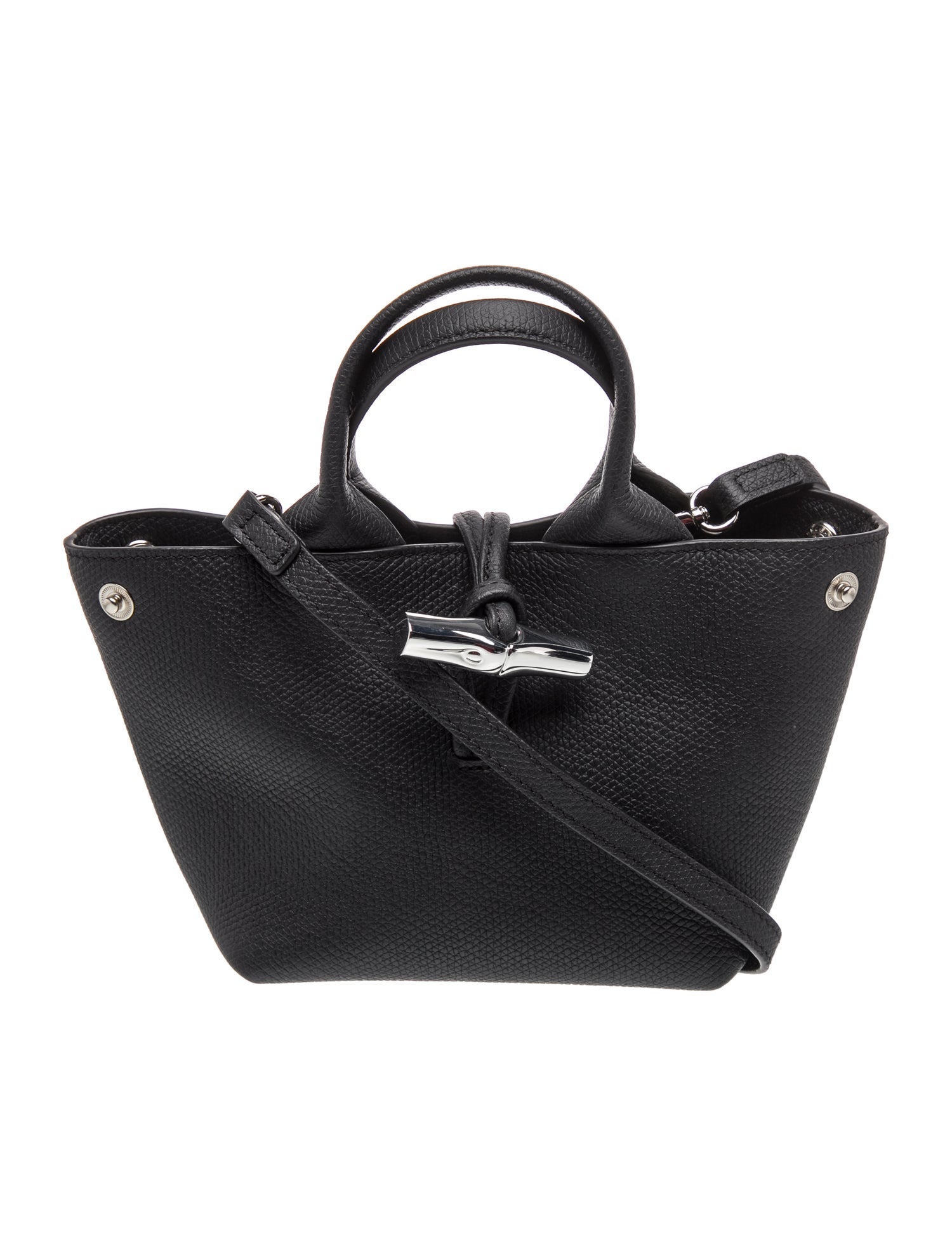 Leather Top Handle Bag
