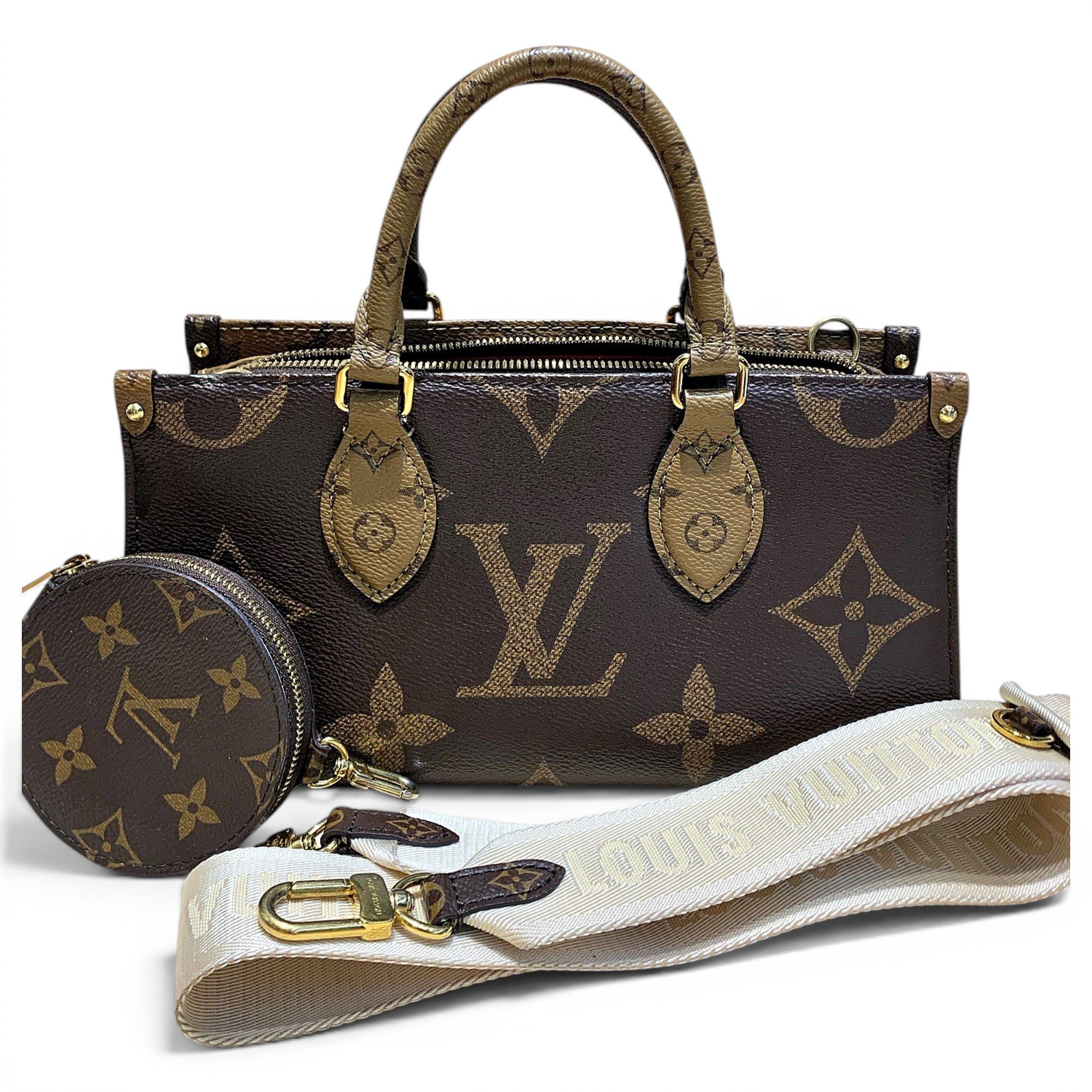 OnTheGo East West leather handbag