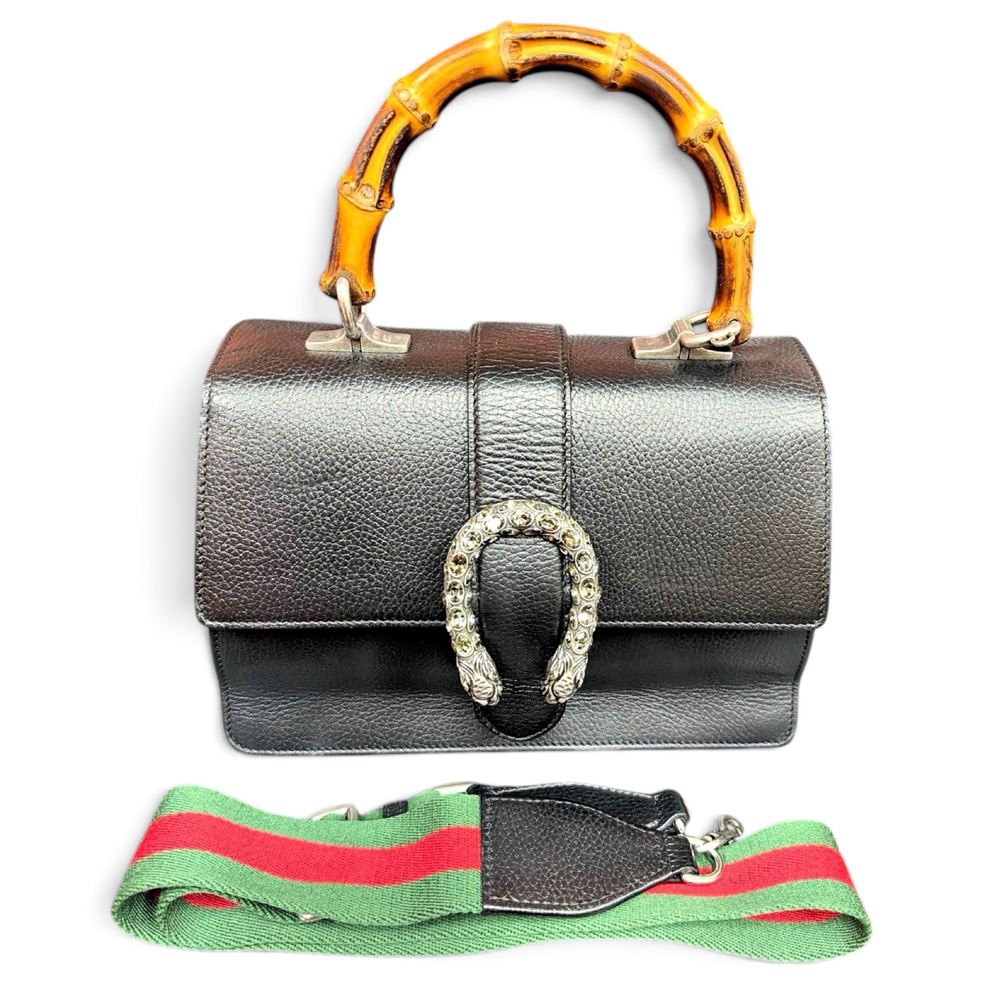Dionysus Bamboo leather handbag