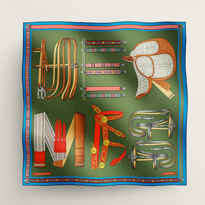 Lettres Equestre Scarf 90