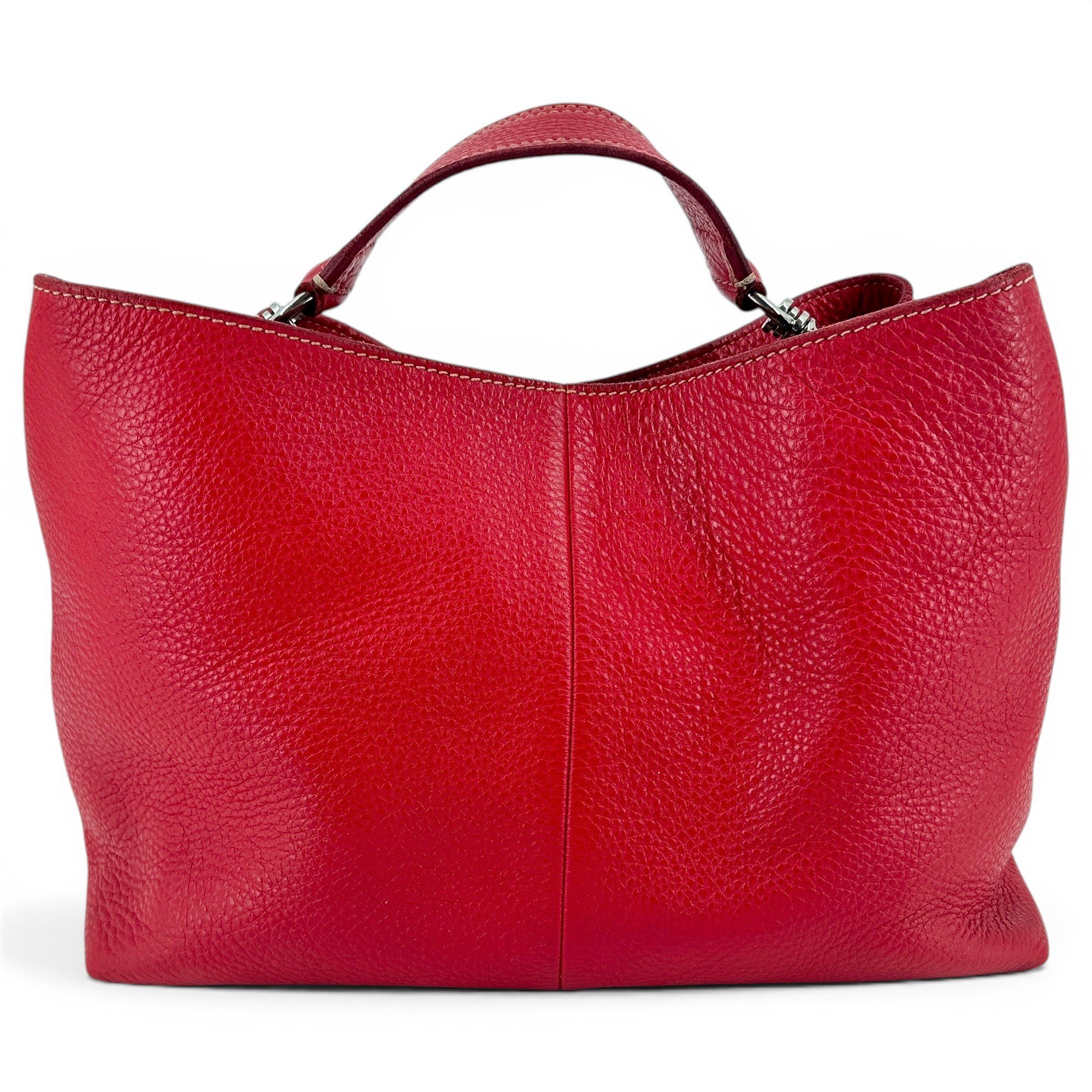 Leather tote