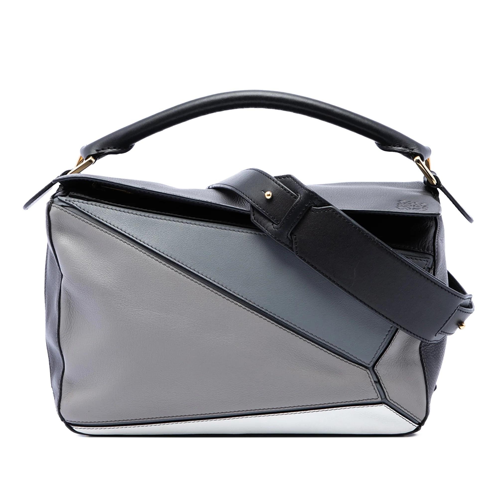 Loewe Puzzle pony-style calfskin handbag