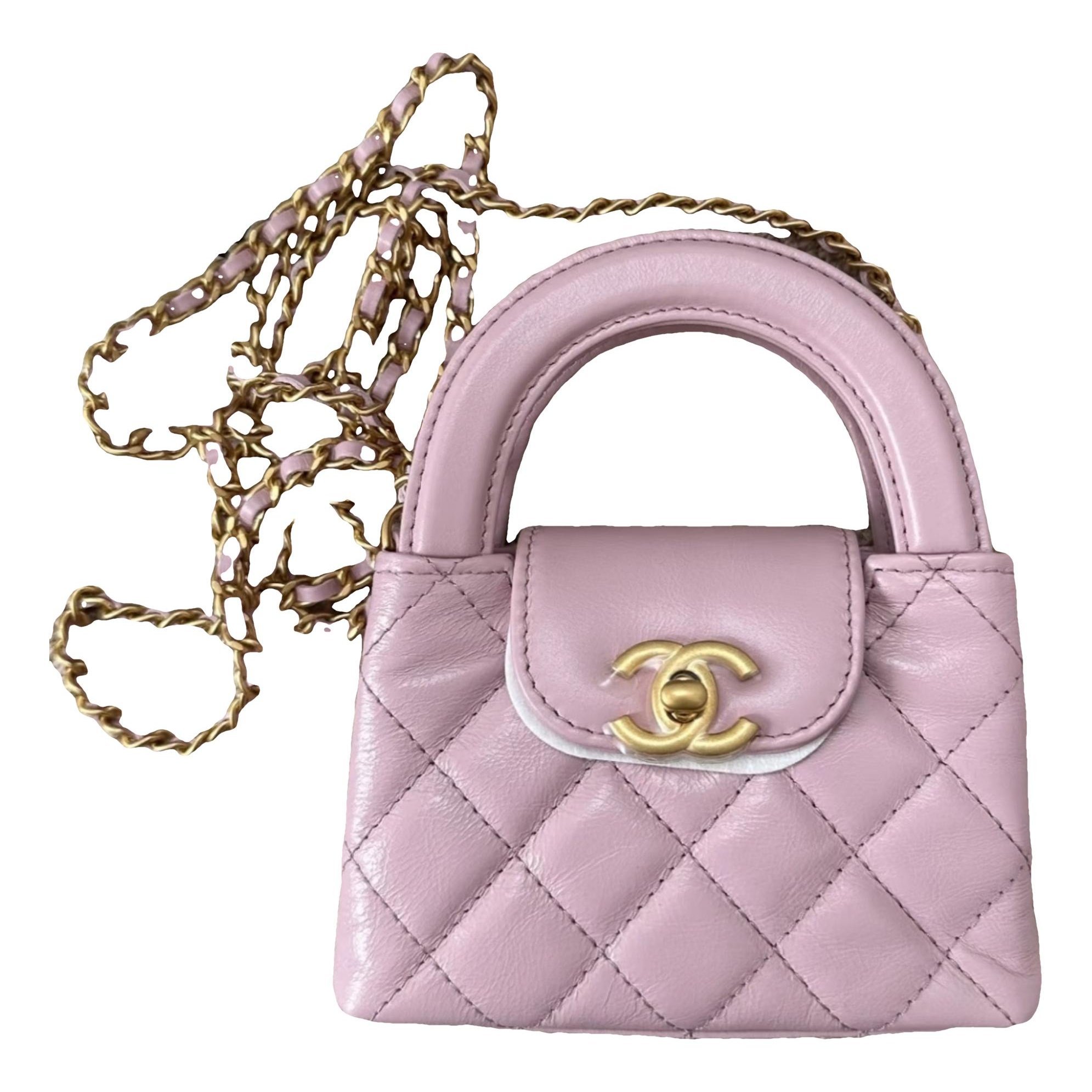 Mini Shopping leather handbag