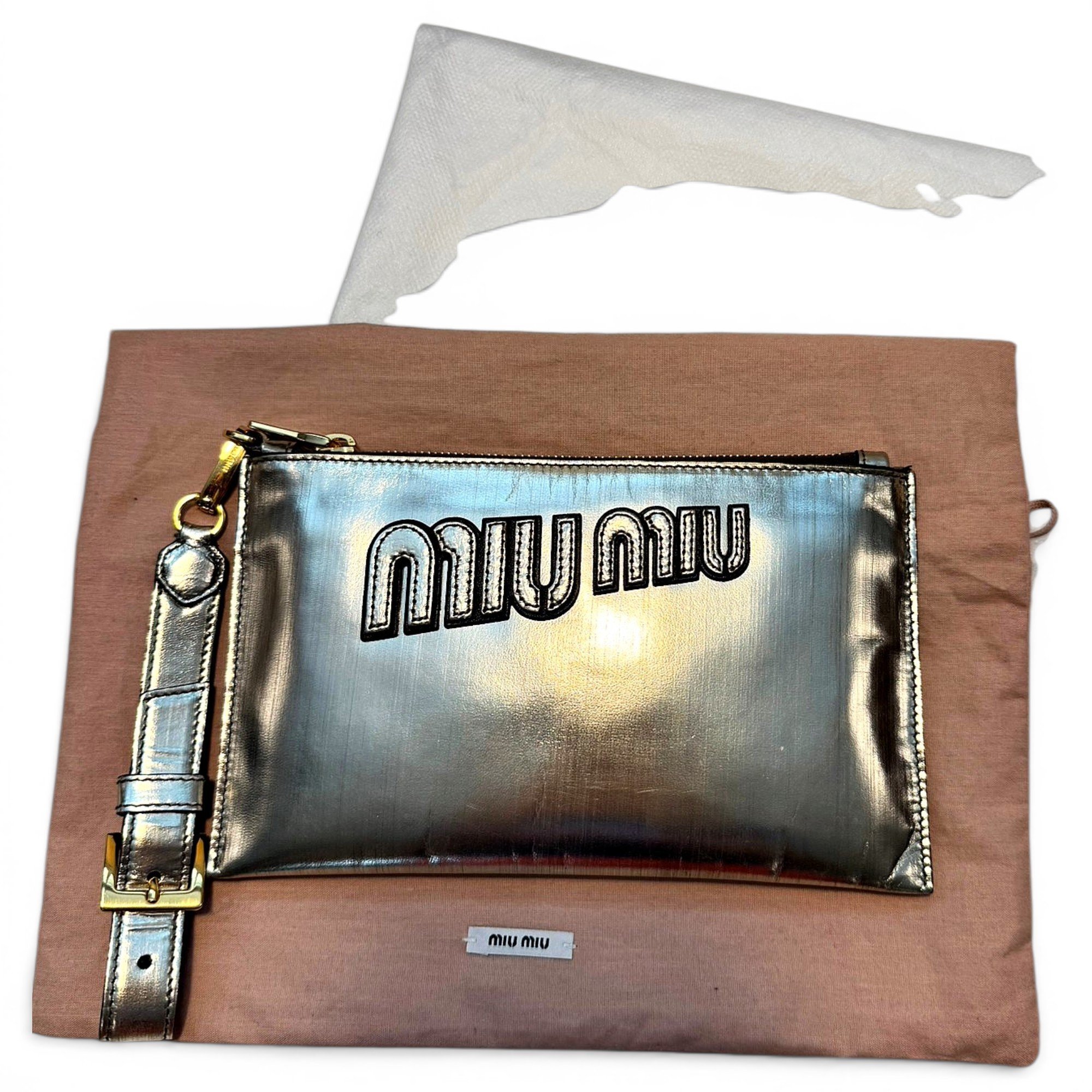 Miu Miu Patent leather clutch bag