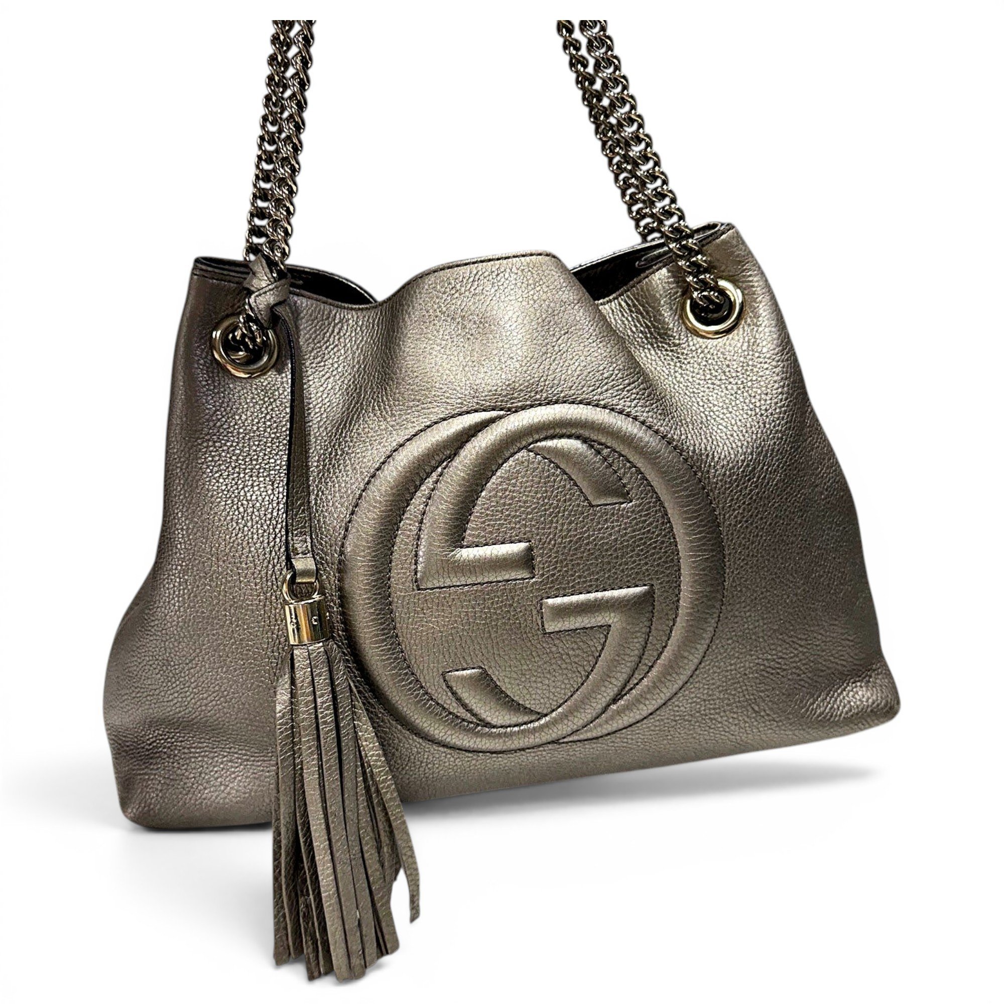 Soho leather tote