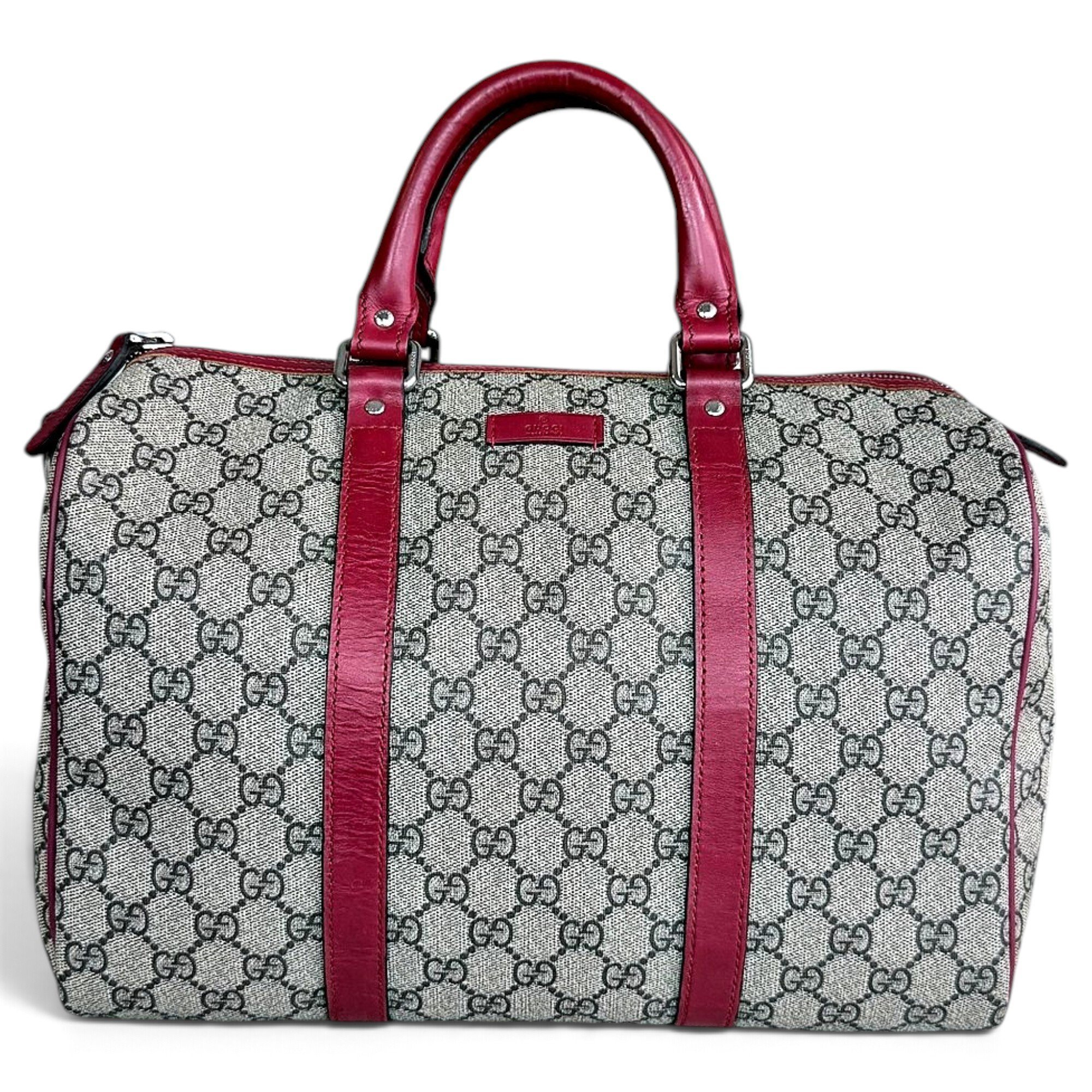 Boston leather handbag