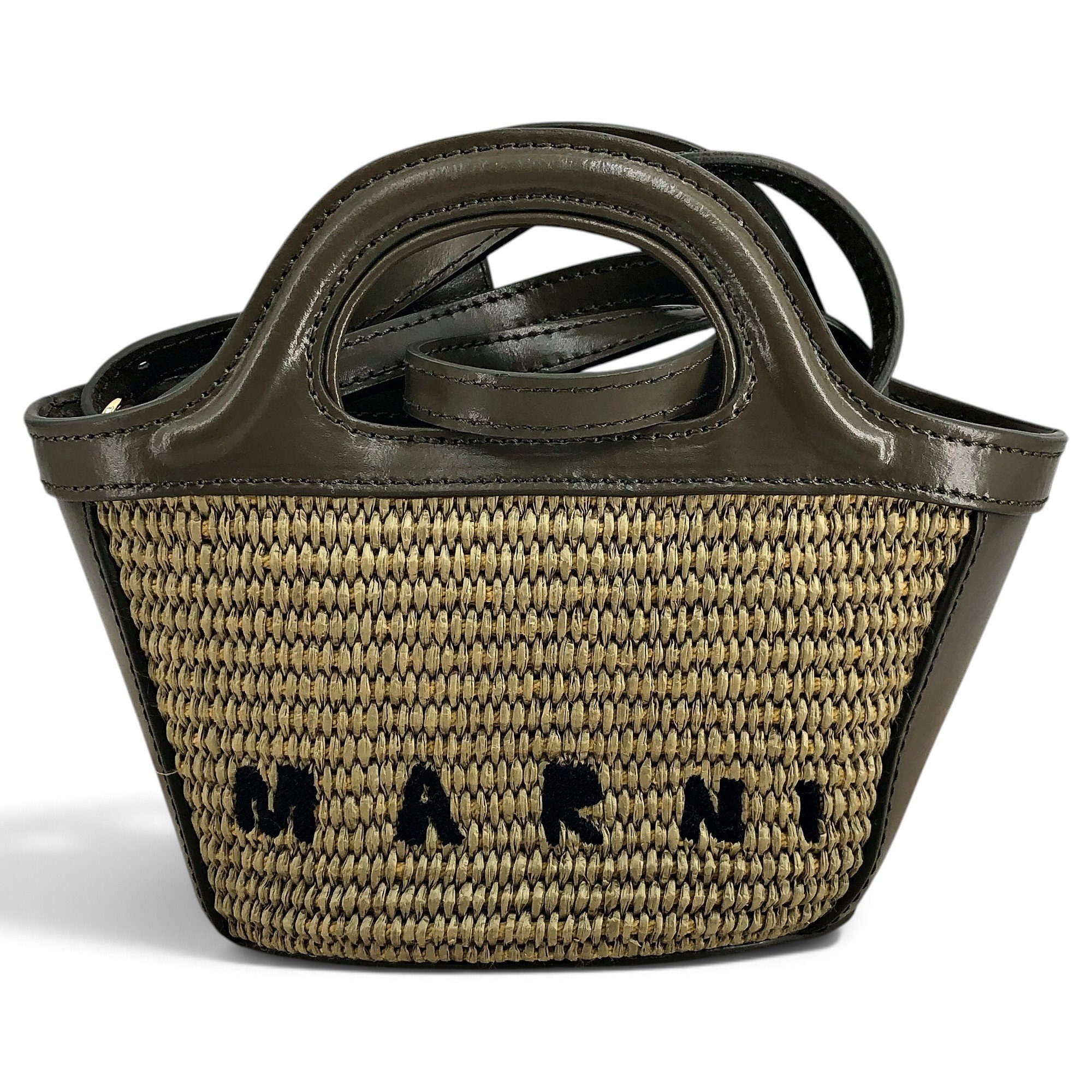 Tropicalia leather crossbody bag