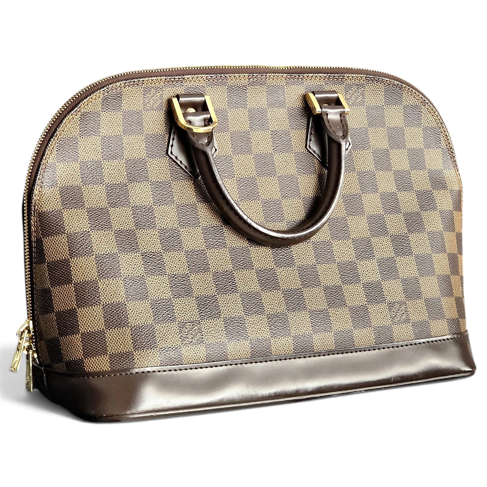 Louis Vuitton Alma leather handbag