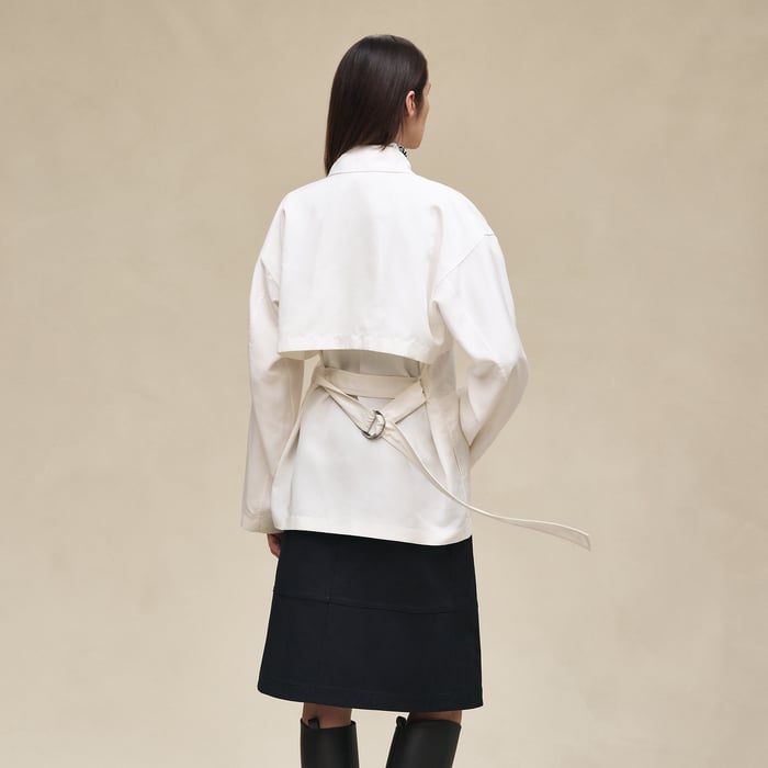 Blanc Cassé Short Safari Coat