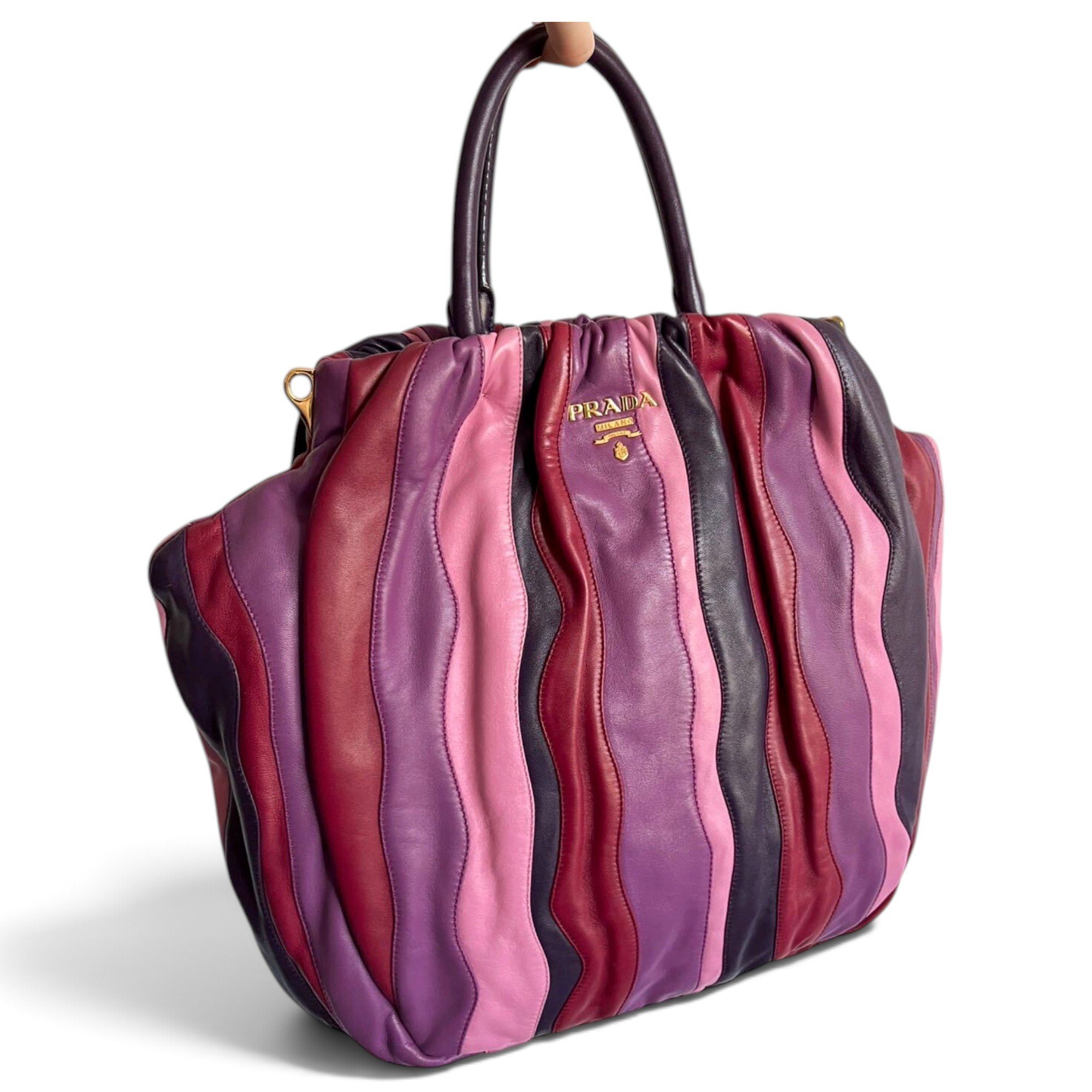 Leather handbag