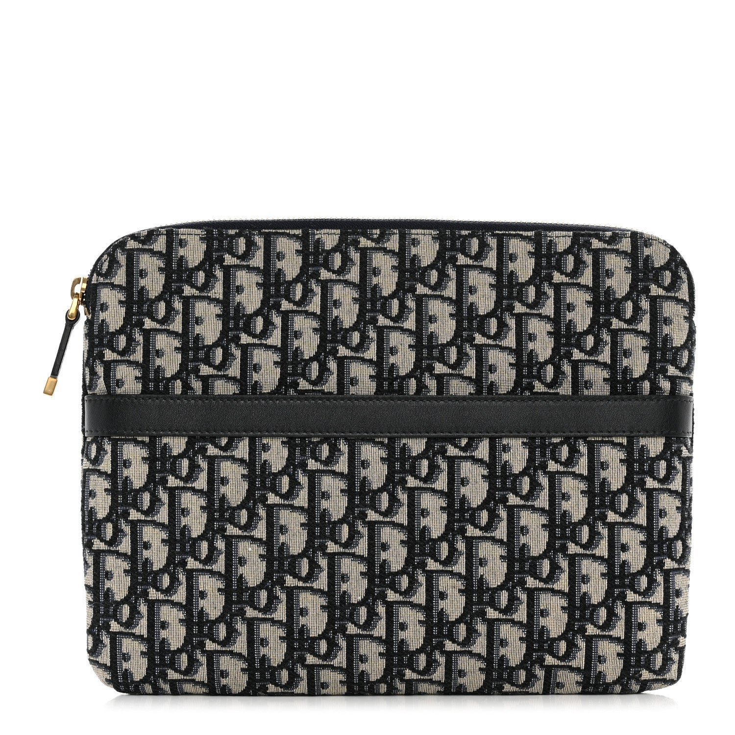 Dior Oblique Pouch Clutch Blue