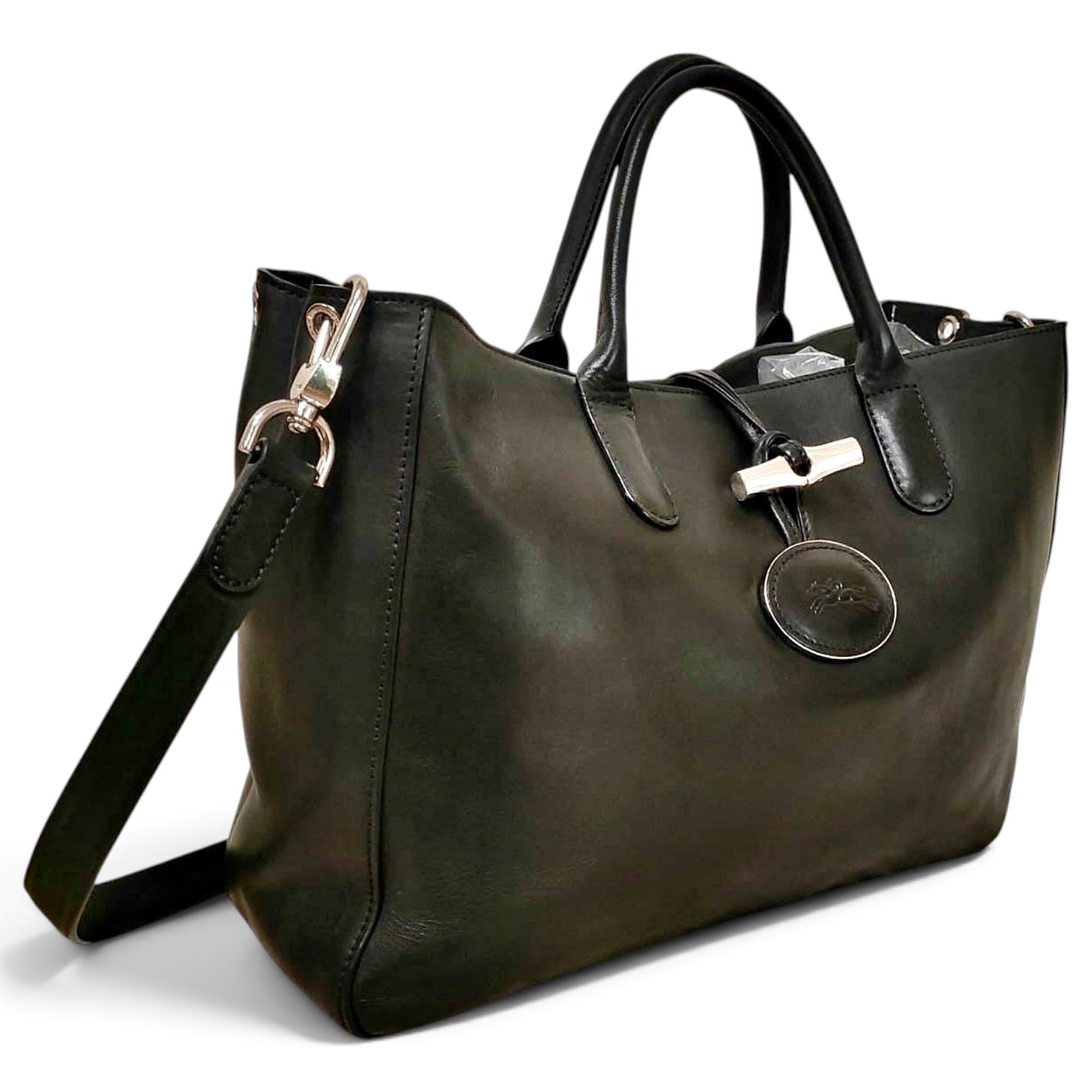 Roseau leather crossbody bag