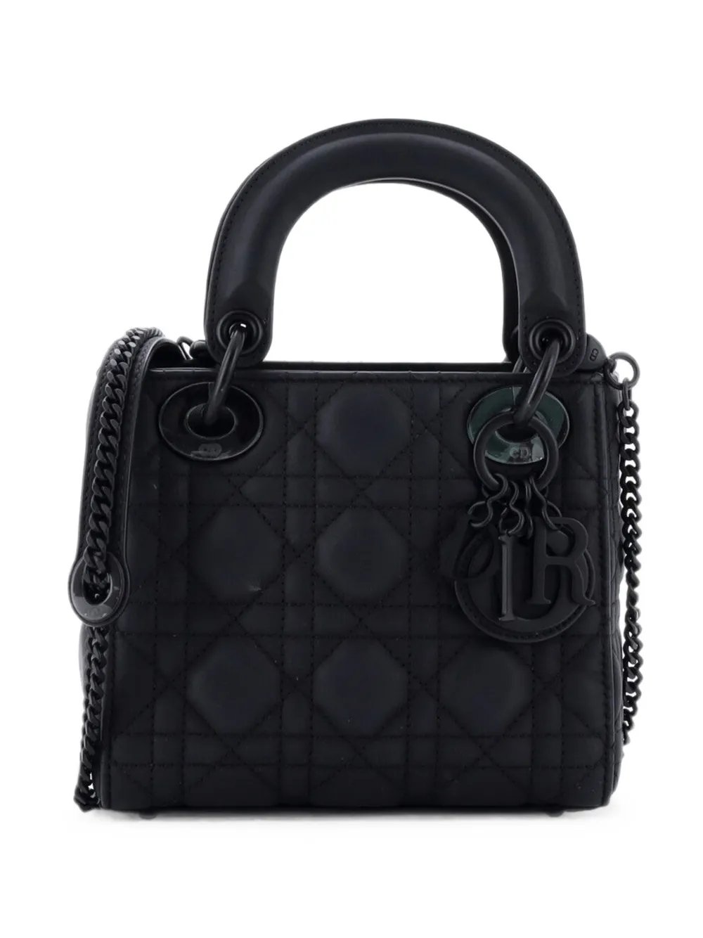 Dior Ultra Matte Lady Dior Chain Bag Cannage Quilt Calfskin Mini shoulder bag