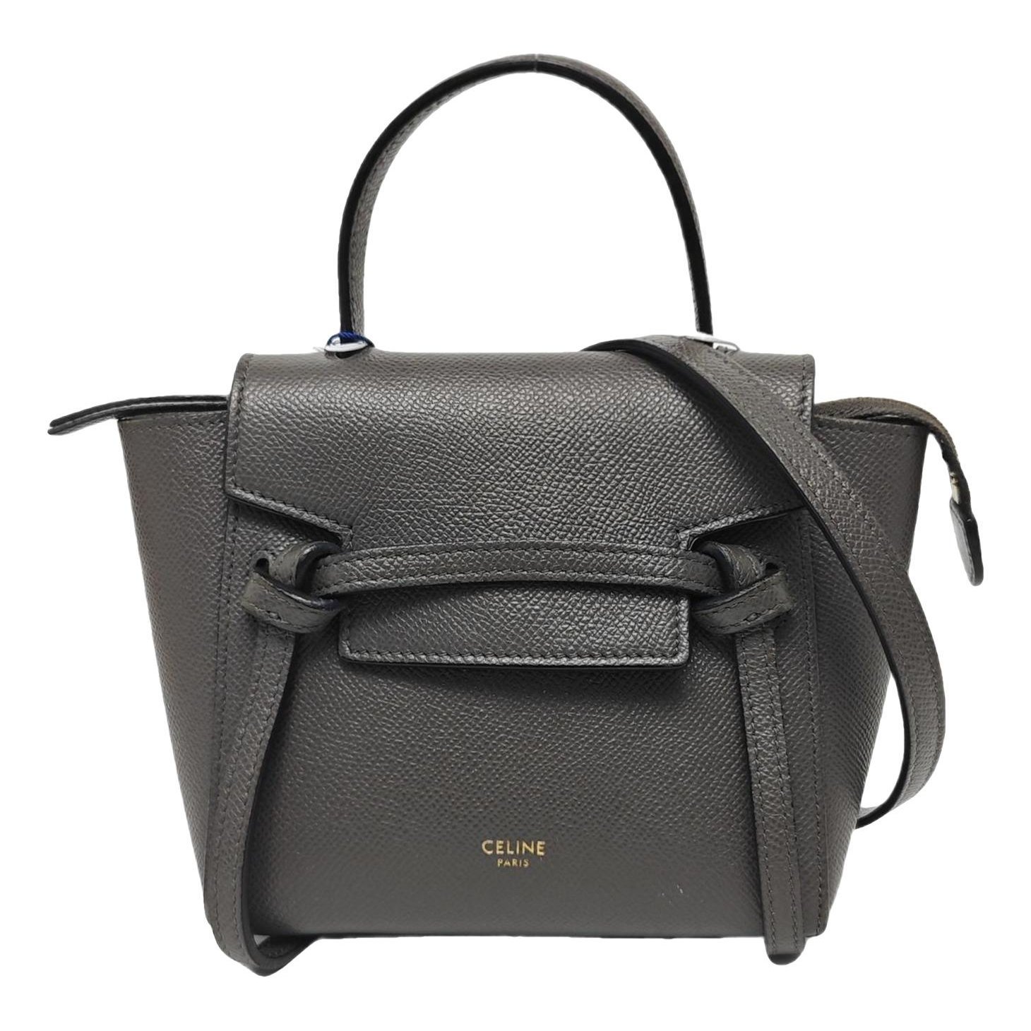 Belt leather handbag