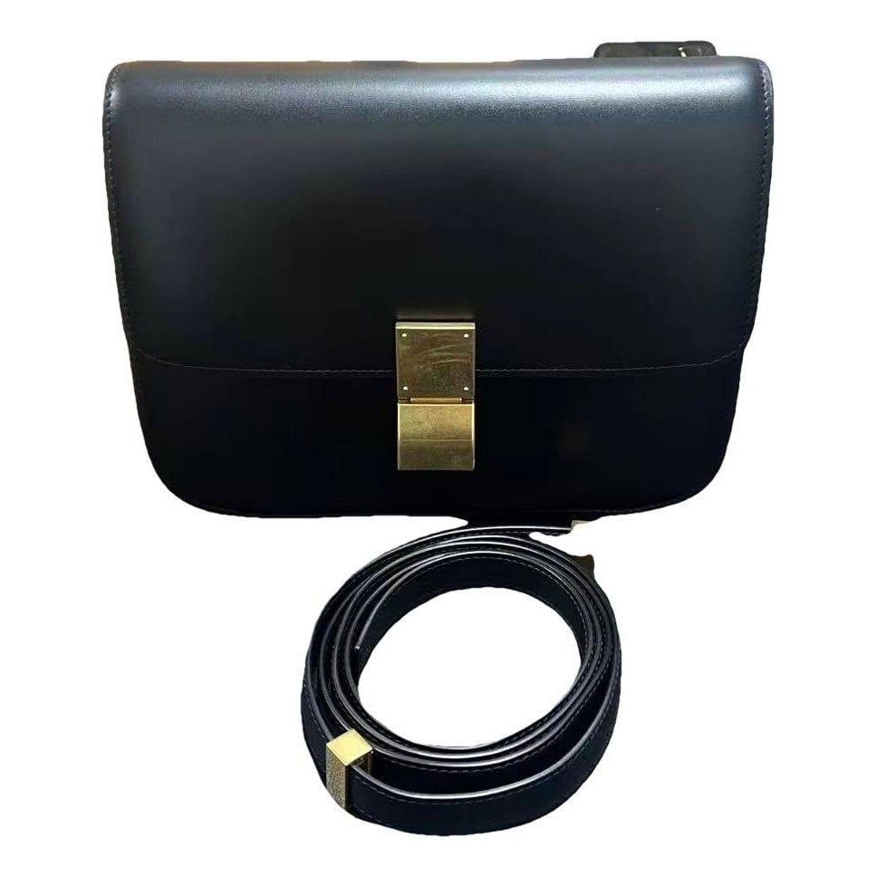 Classic leather crossbody bag