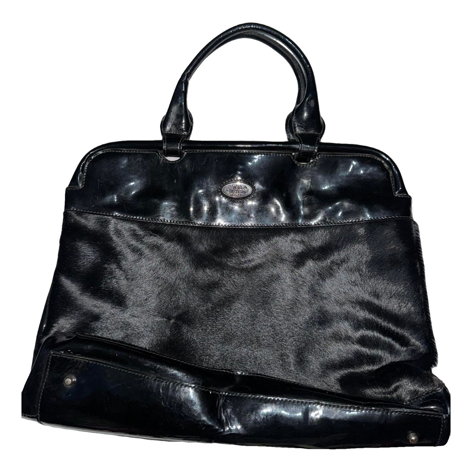 Faux fur tote