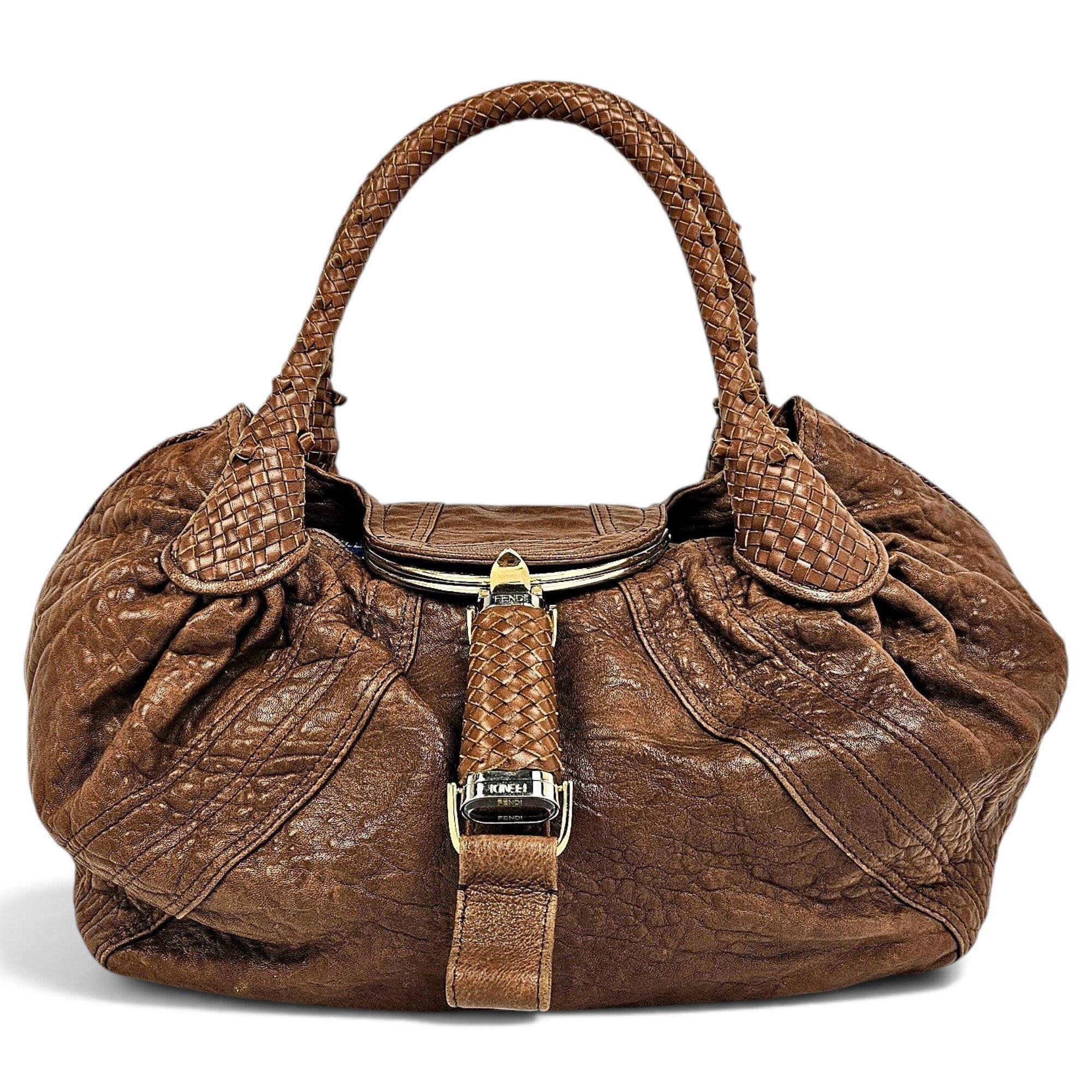 Spy leather handbag