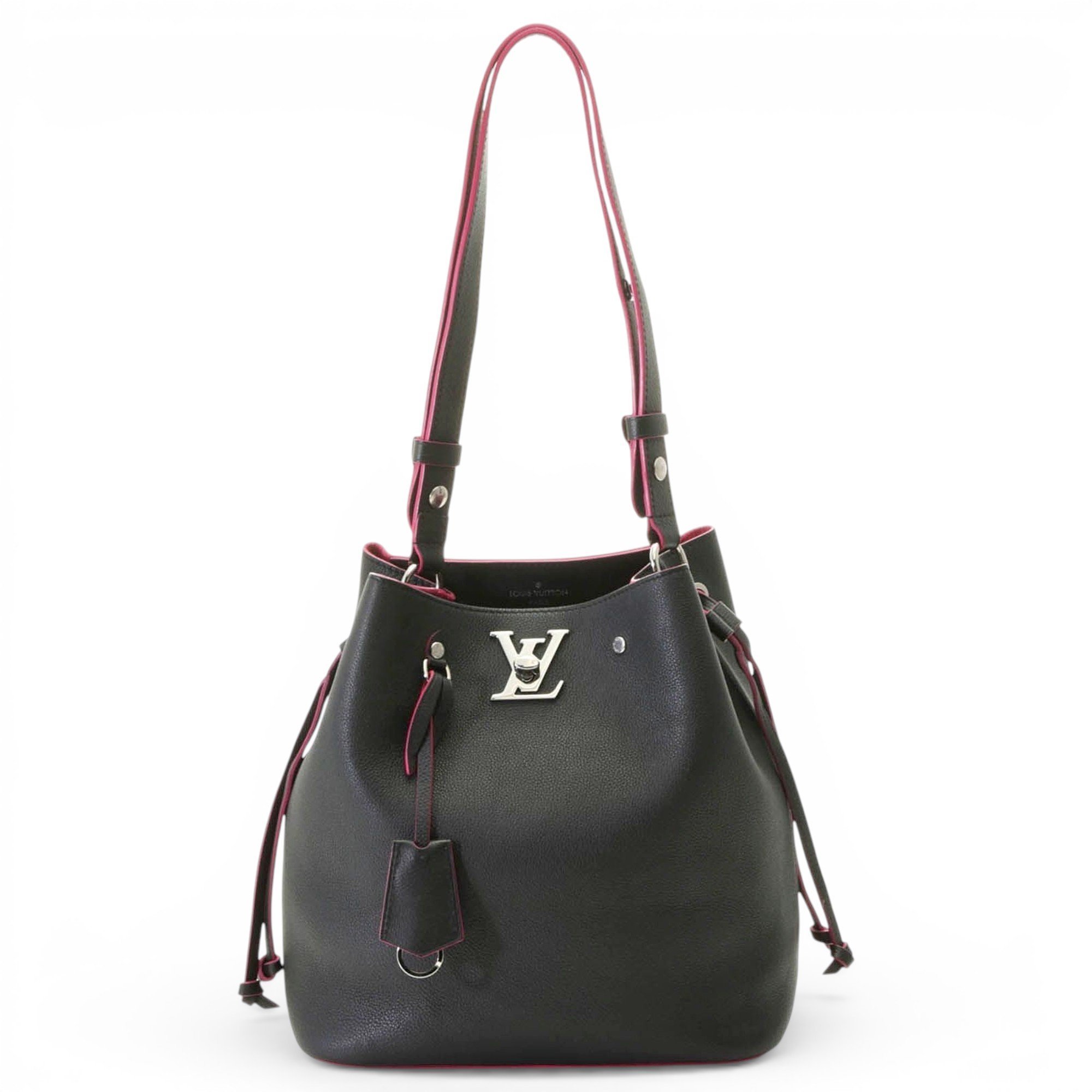 Louis Vuitton Lockme Bucket leather handbag
