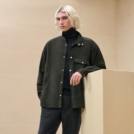 "Poches superposees" overshirt