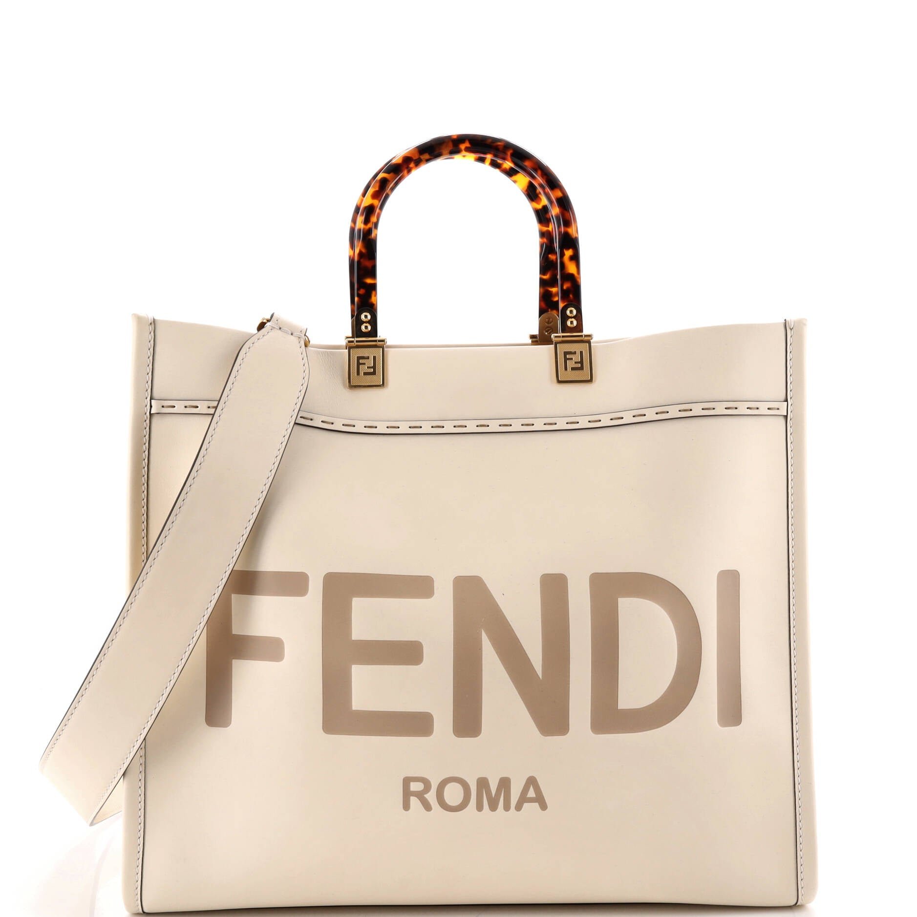 Sunshine Shopper Tote Leather Medium