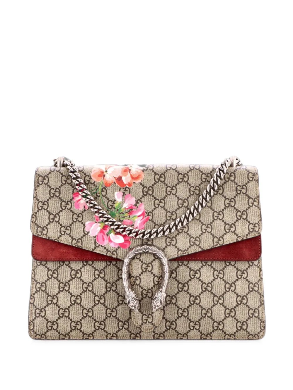 Dionysus Bag Blooms Print GG Coated Canvas Medium shoulder bag