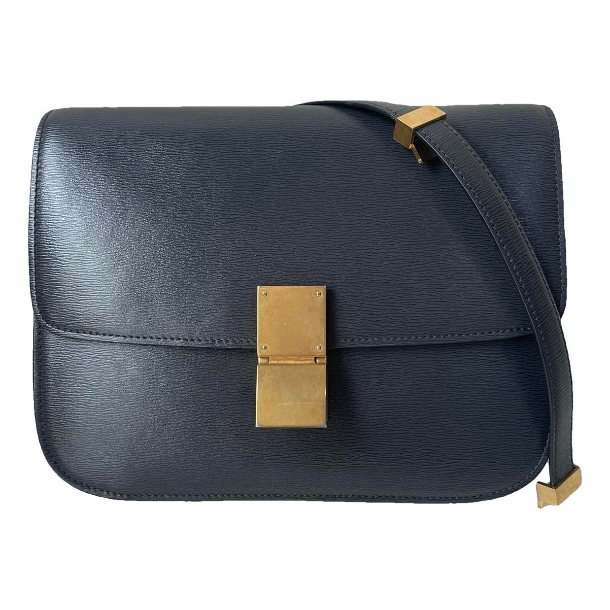 Classic leather crossbody bag