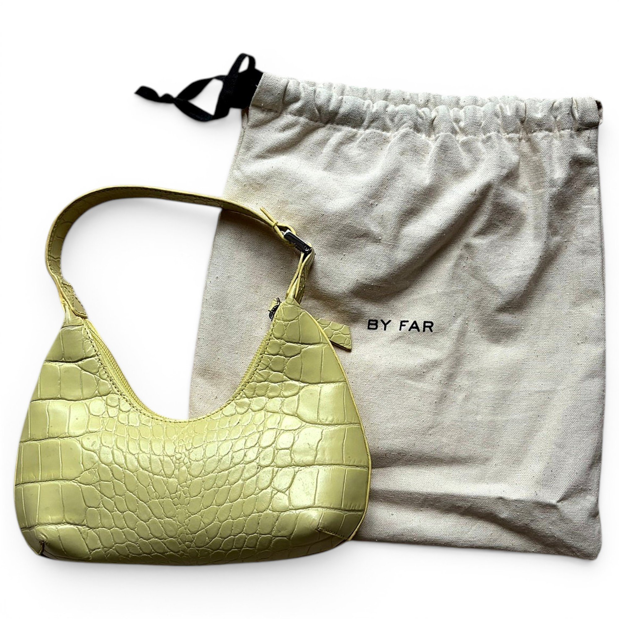 Amber leather handbag